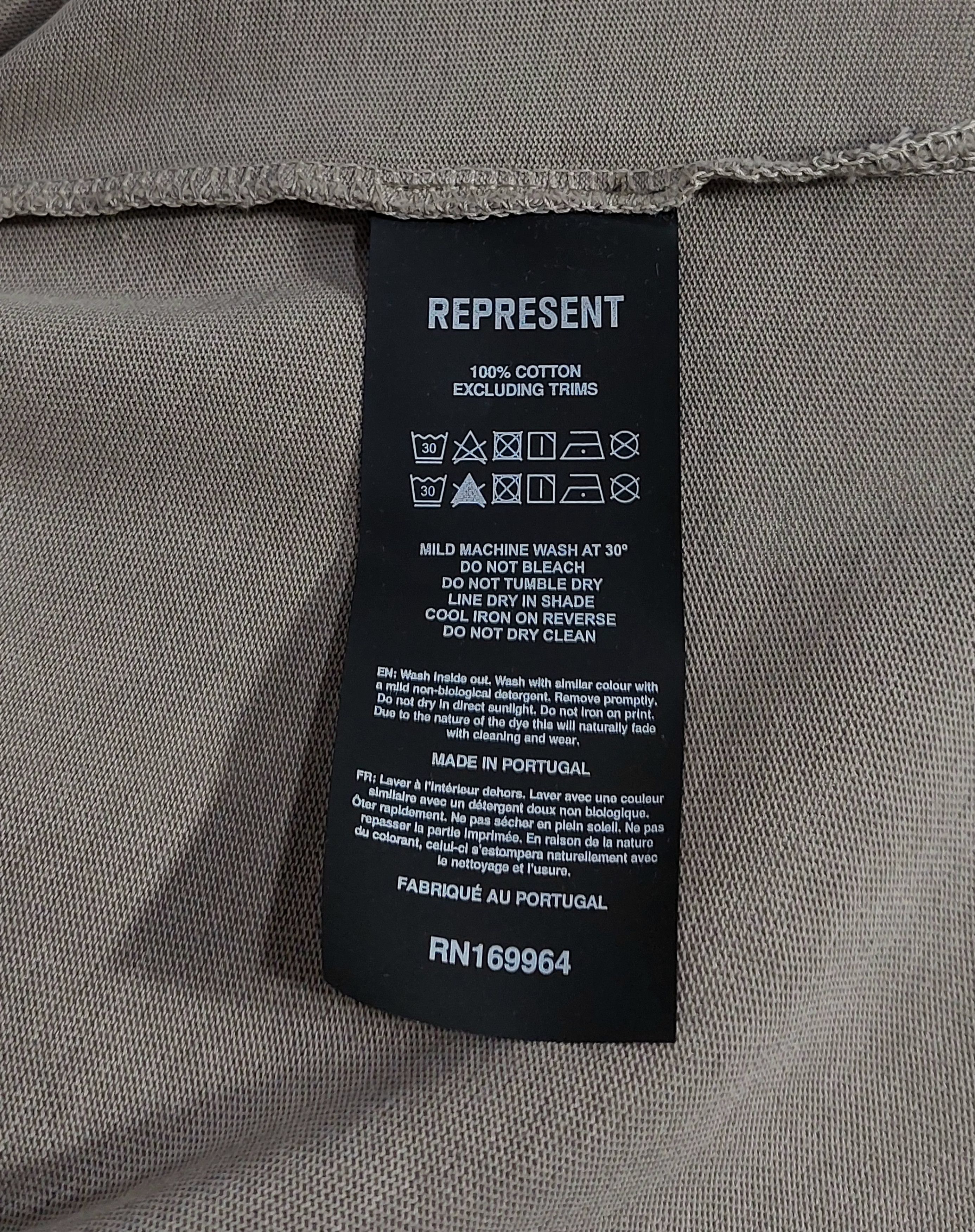 Represent Clo. patron of the club LS tshirt - mudstone S Size US S / EU 44-46 / 1 - 4 Thumbnail