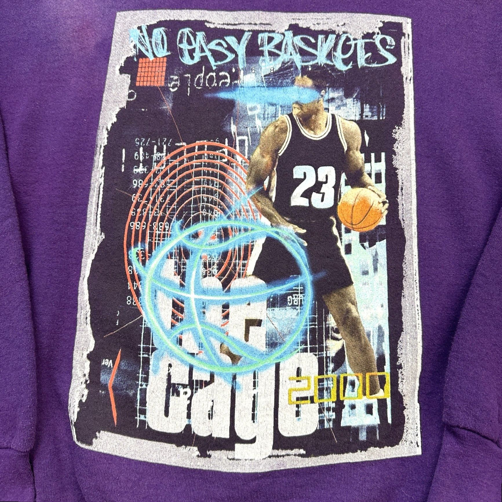 Vintage Vintage Freeze Mens XL Purple Pullover Sweatshirt 90s USA Graphic Print Sweatshirt Hoodie? Size US XL / EU 56 / 4 - 3 Thumbnail