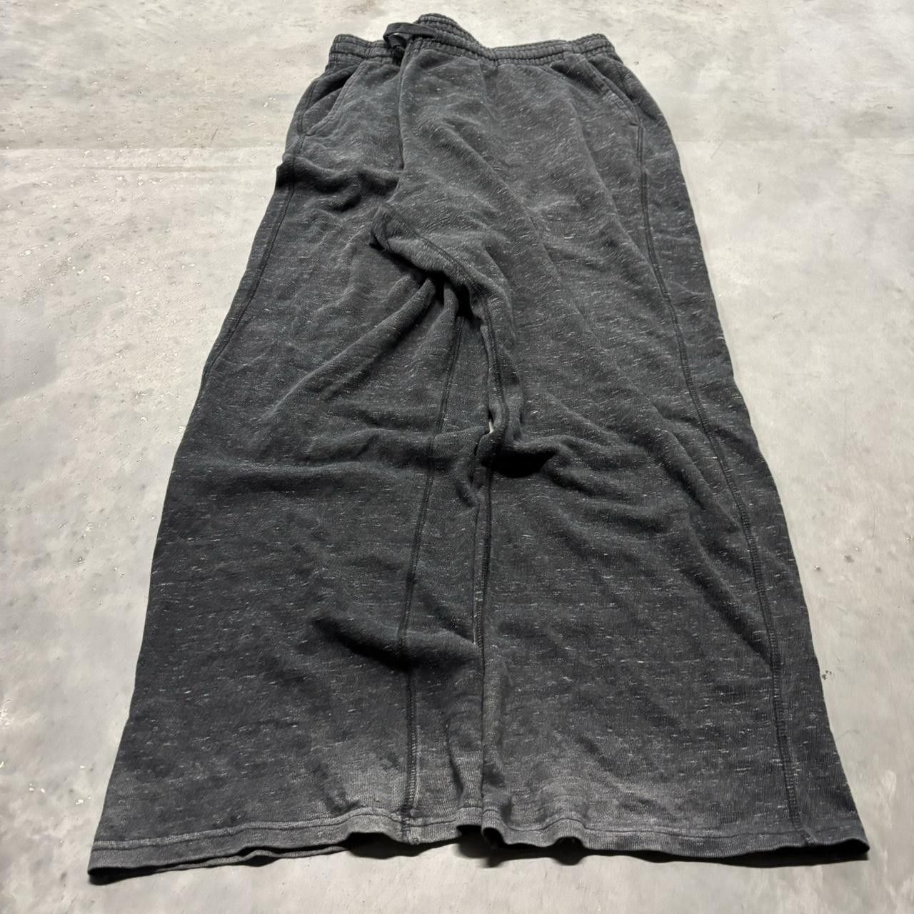 Japanese Brand × Vintage Crazy Vintage Y2K/2000s Baggy Dark Grey Loose Fit Skater Essential Sweatpants! Size US 36 / EU 52 - 3 Thumbnail