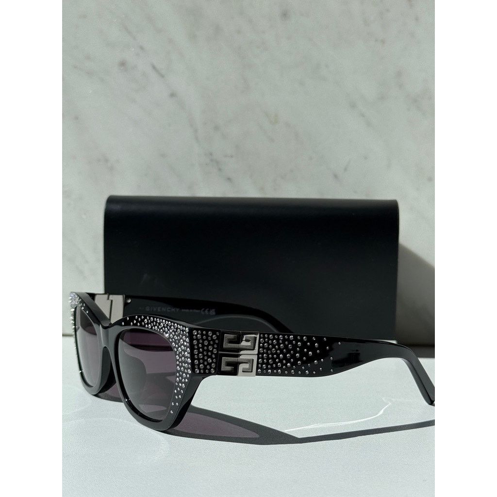 Givenchy NEW Givenchy GV4019IS Strass Crystal Black Sunglasses $870 Size ONE SIZE - 5 Thumbnail