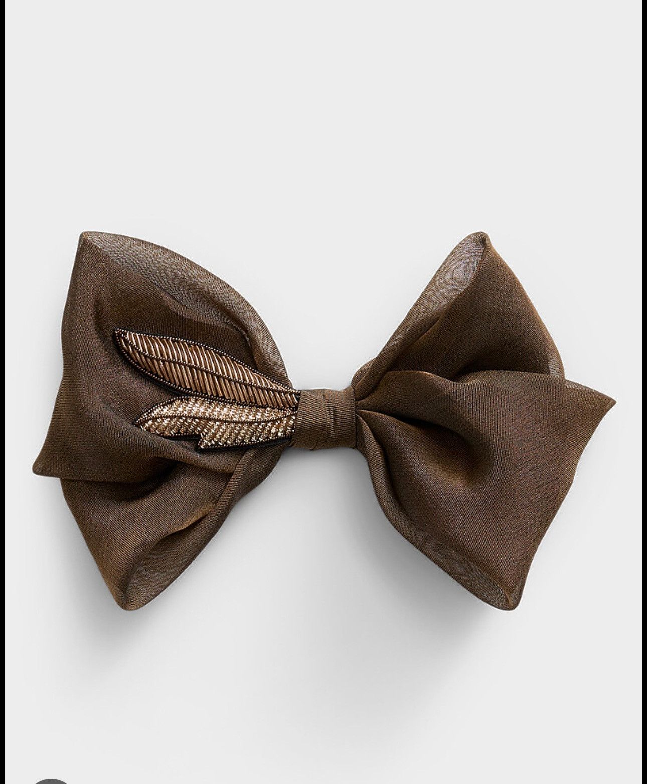 Other Mani Del Sud Prince Royal/Brown Papillon Silk Bowtie Size ONE SIZE - 1 Thumbnail