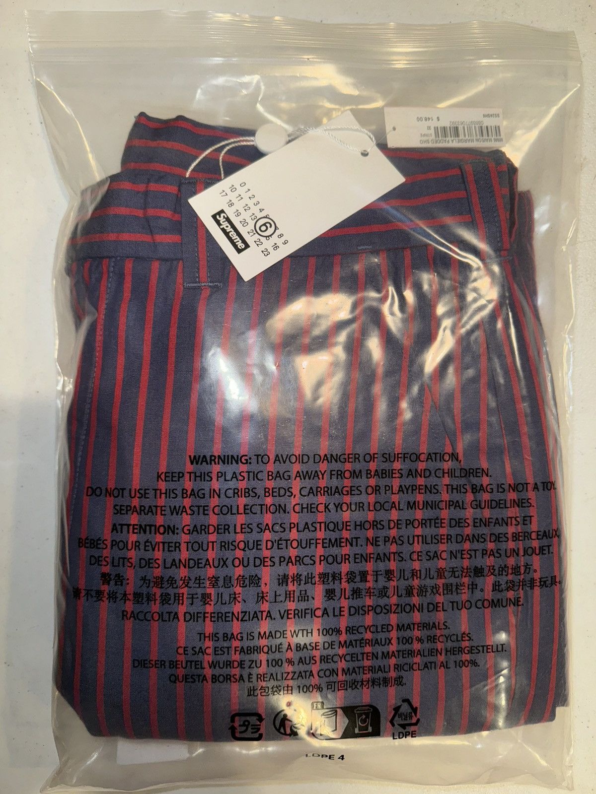 Maison Margiela × Supreme Supreme MM6 Maison Margiela Padded Short Size US 32 / EU 48 - 4 Thumbnail