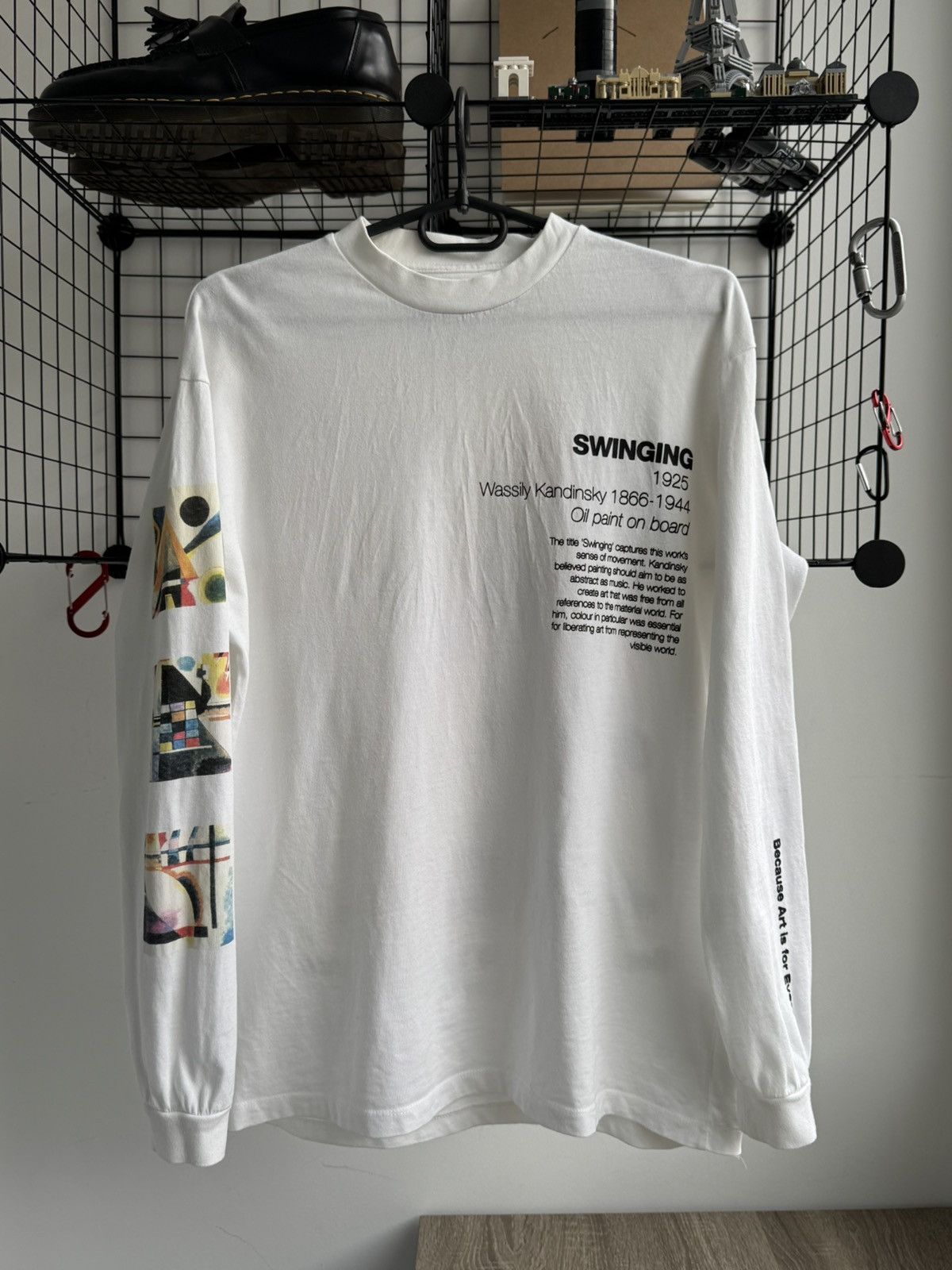 Vintage Vintage Wassily Kandinsky Art Long Sleeve Size US M / EU 48-50 / 2 - 4 Thumbnail