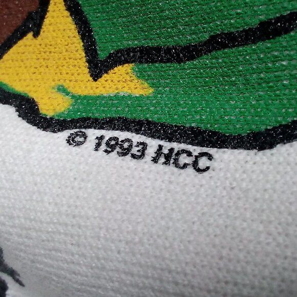 Other Vintage 90s Haan Crafts Tree Frog Crewneck Sweatshirt Size US L / EU 52-54 / 3 - 3 Thumbnail
