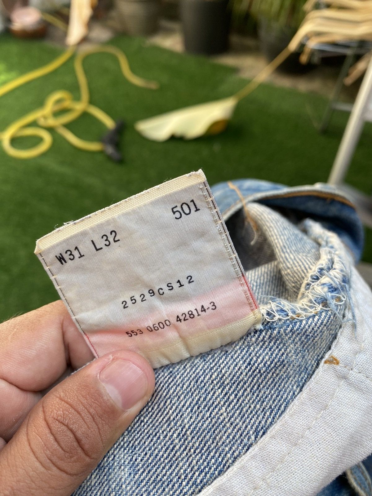 Levi's × Levi's Vintage Clothing × Vintage W31x31 vintage levi's 501 made in USA faded Size US 31 - 7 Thumbnail
