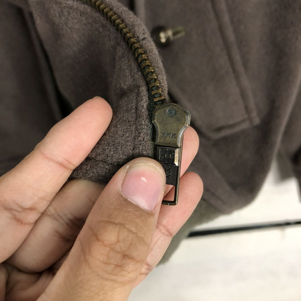 Vintage 🔥RICH BLACK VINTAGE BOMBER WOOL JACKET TENSON ISSEY MIYAKE Size US L / EU 52-54 / 3 - 19 Thumbnail