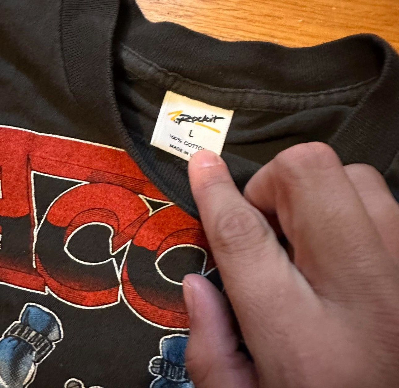 Band Tees × Vintage Vintage Accept Tee Size US L / EU 52-54 / 3 - 4 Thumbnail