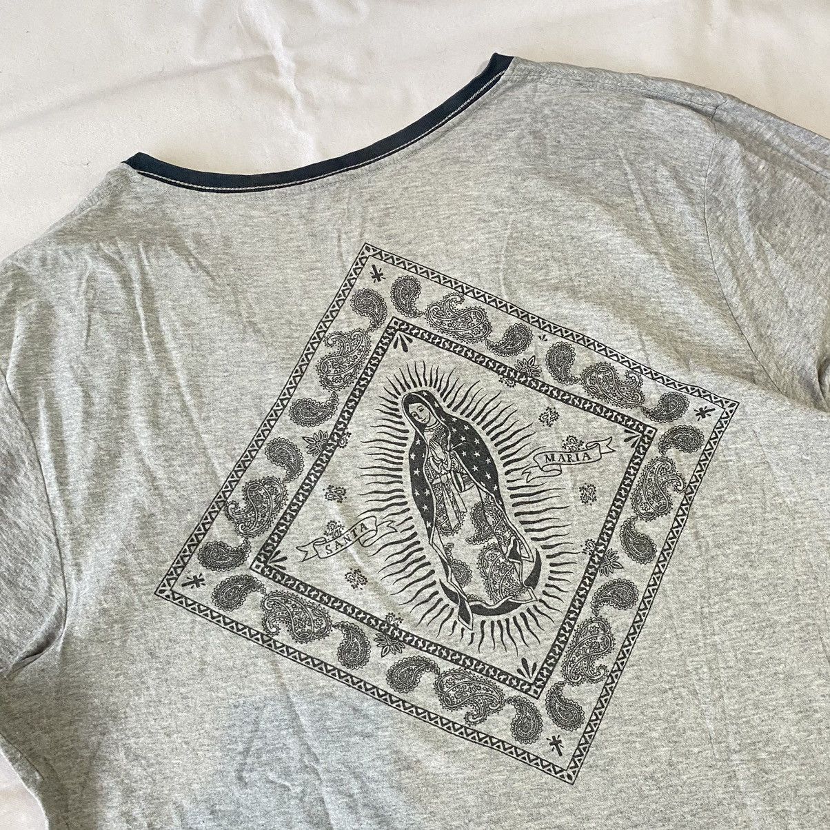 If Six Was Nine × Japanese Brand × Le Grande Bleu (L.G.B.) Vintage Holy Grail Classic Virgin Mary Bandana Graphic Tees Size US XL / EU 56 / 4 - 13 Thumbnail