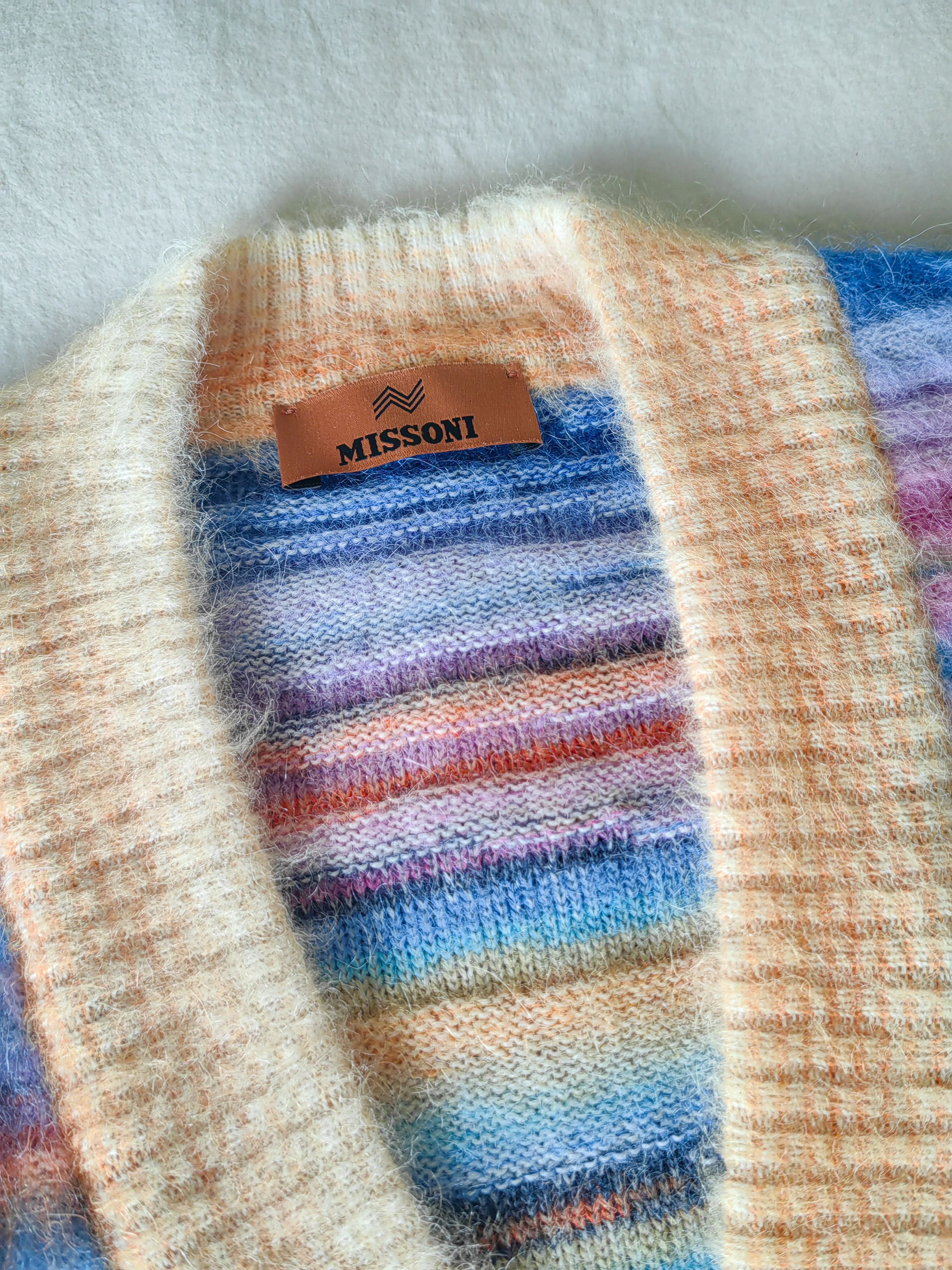Missoni UNWORN Space-Dyed Dégradé Mohair/Alpaca Cardigan - BEAUTIFUL Size US M / EU 48-50 / 2 - 5 Thumbnail