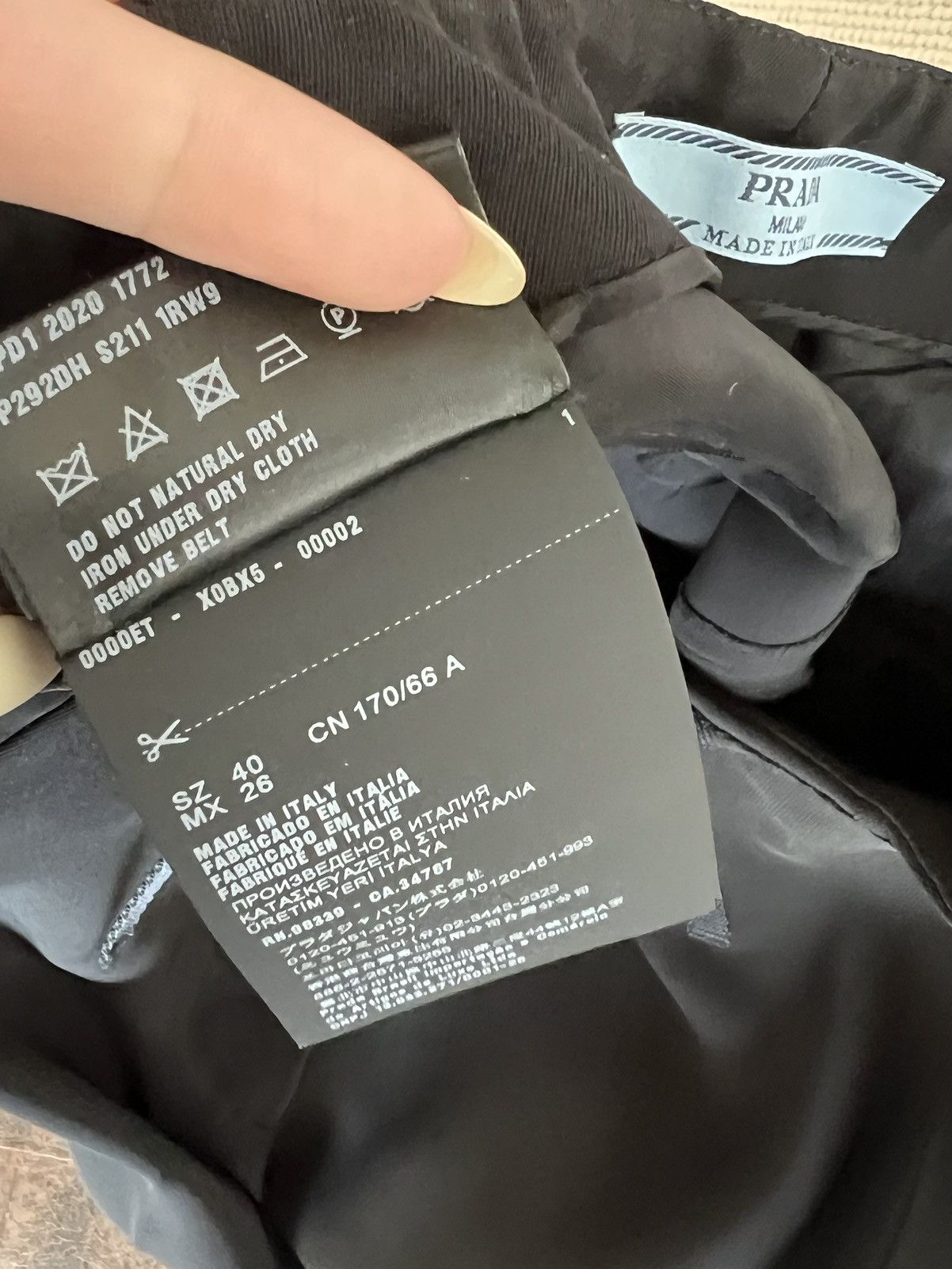 Black Prada Pant w Silver Buckle Belt