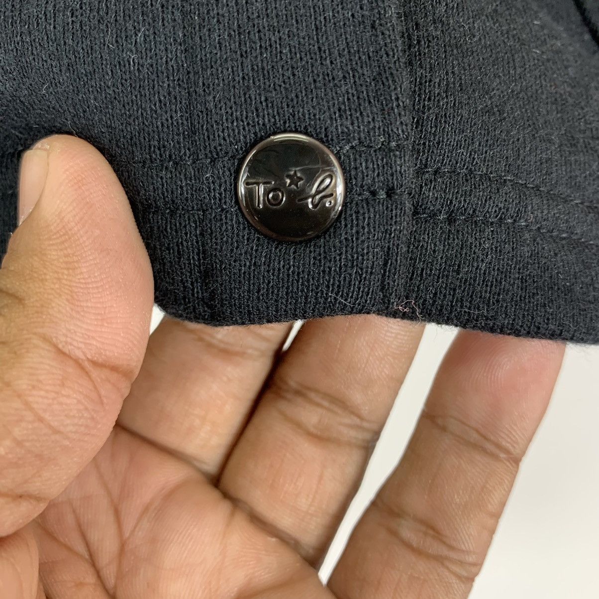 agnes b. Vintage Agnes B Snap Button Black Cardigan Size S / US 4 / IT 40 - 7 Thumbnail