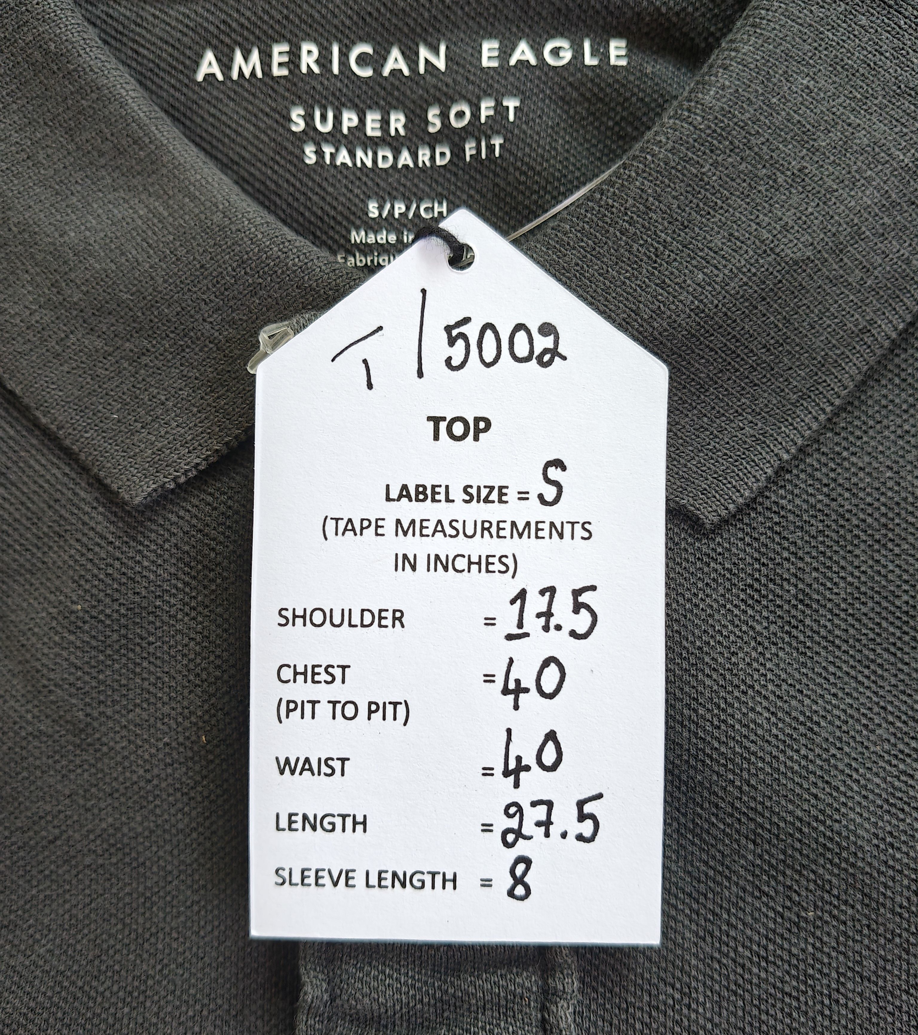 American Eagle Outfitters American Eagle Men's Polo shirt Free Shipping T/5002 Size US S / EU 44-46 / 1 - 9 Thumbnail