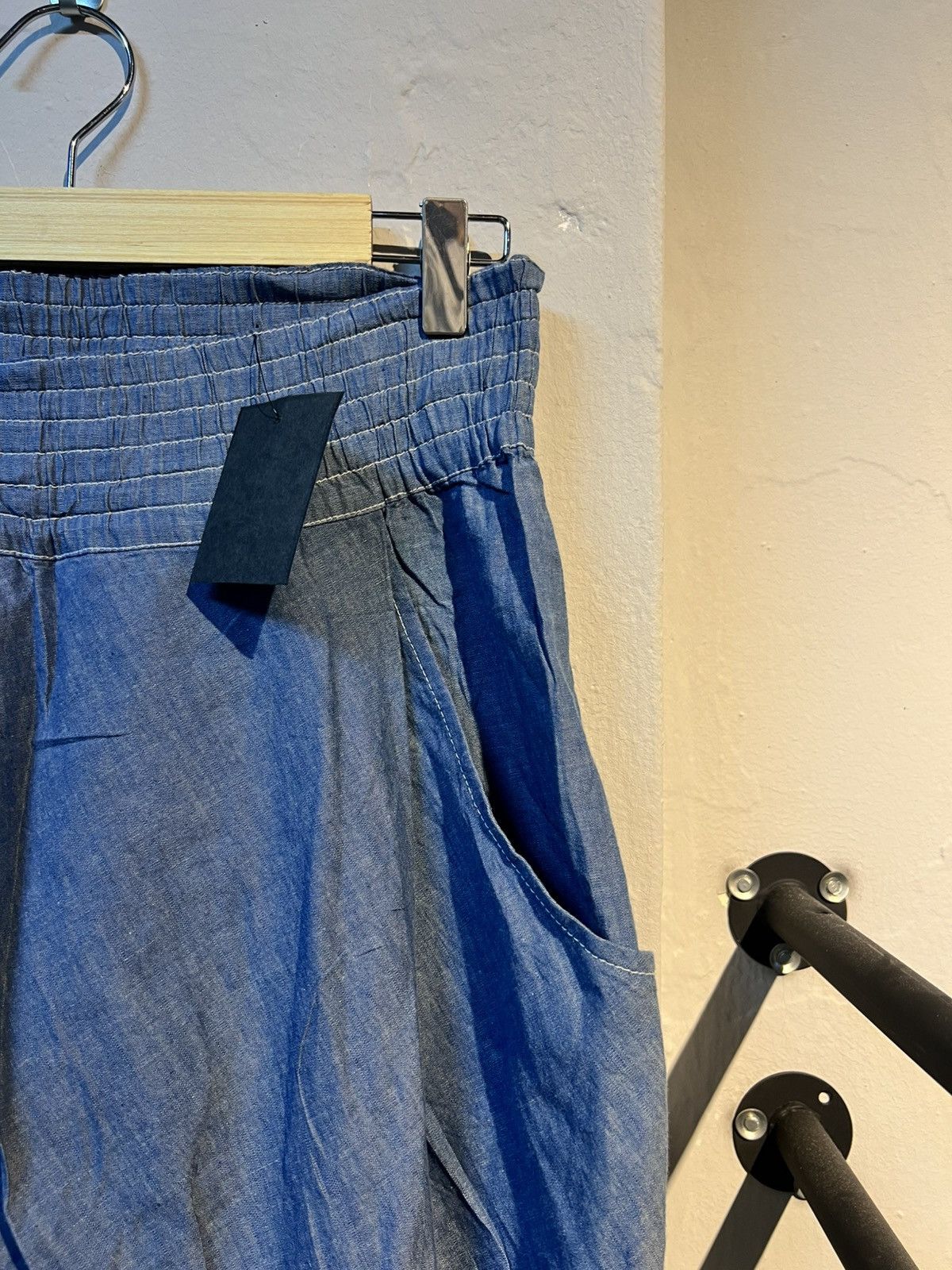 CABANE de ZUCCa × Issey Miyake × Japanese Brand Cabane de Zucca Crotch Pants Size US 32 / EU 48 - 9 Thumbnail