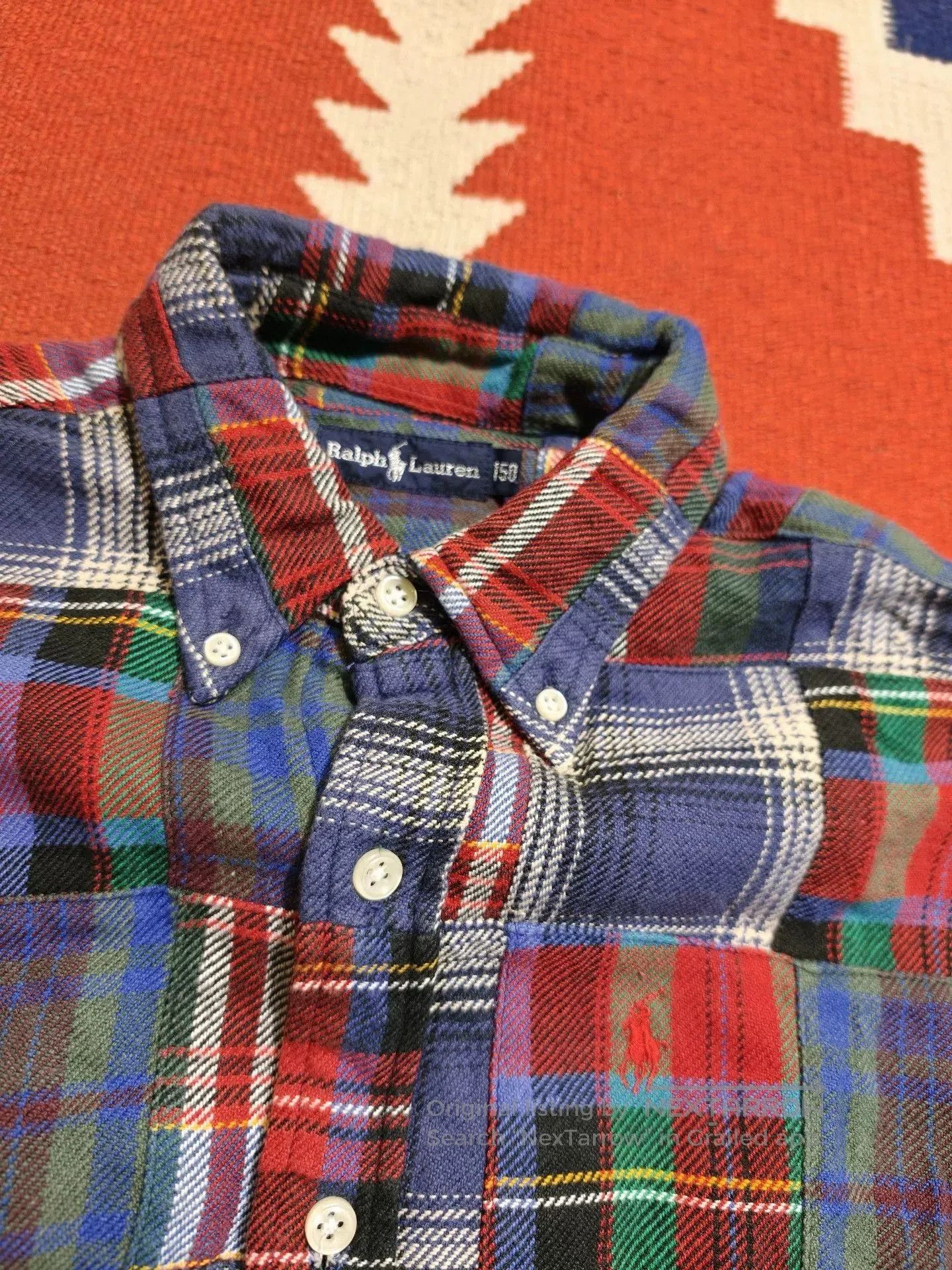 Polo Ralph Lauren Ralph Lauren Vintage Flannel Patchwork Shirt. Size M / US 6-8 / IT 42-44 - 5 Thumbnail