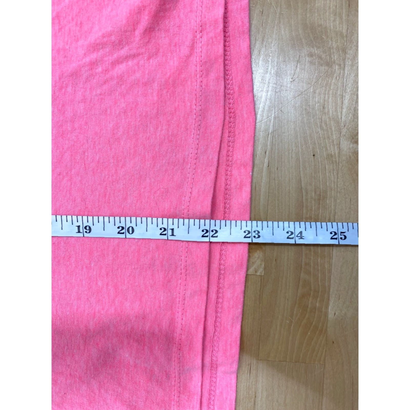 Next Level Next Level T-Shirt Peach Pink Short Sleeve Logo Crew Neck Women L Digital #1774 Size L / US 10 / IT 46 - 6 Thumbnail