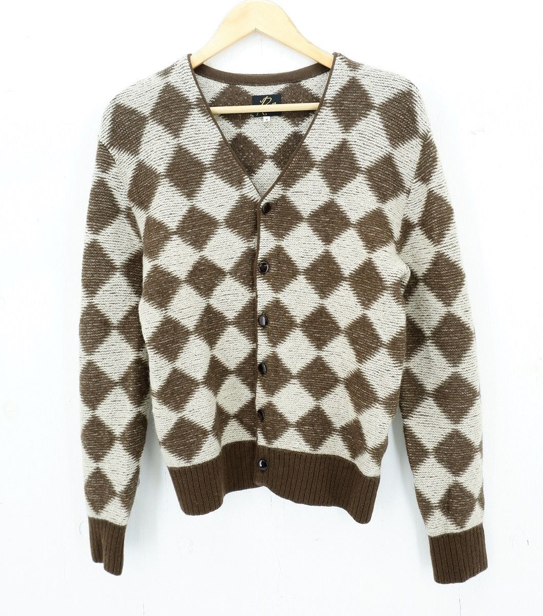 Needles Sweater V-neck cardigan Native pattern Brown Size US S / EU 44-46 / 1 - 1 Thumbnail