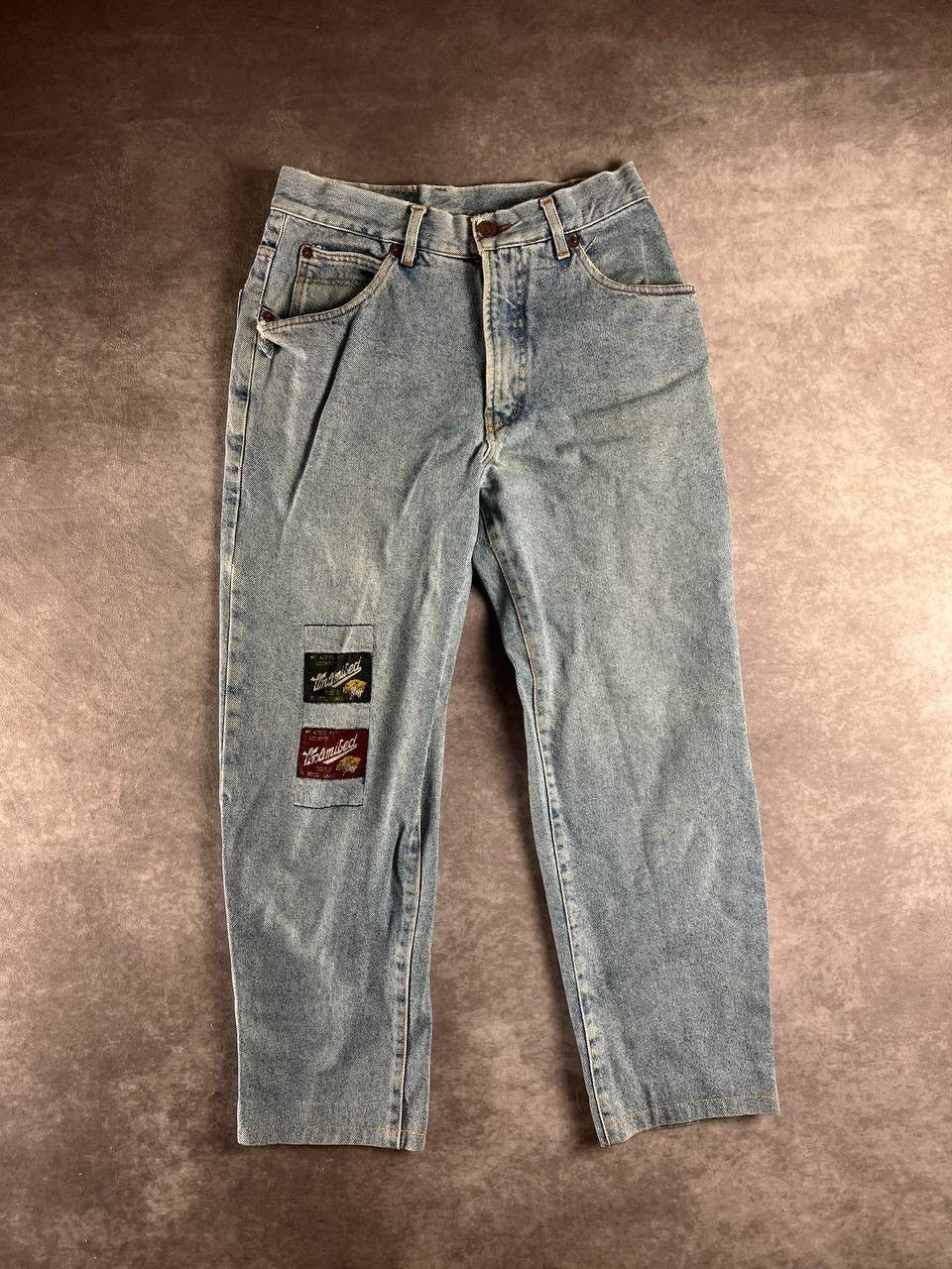 Other 90s Unlimited Jeans with Colorful Patches – Italy 30 Size Size US 30 / EU 46 - 2 Thumbnail