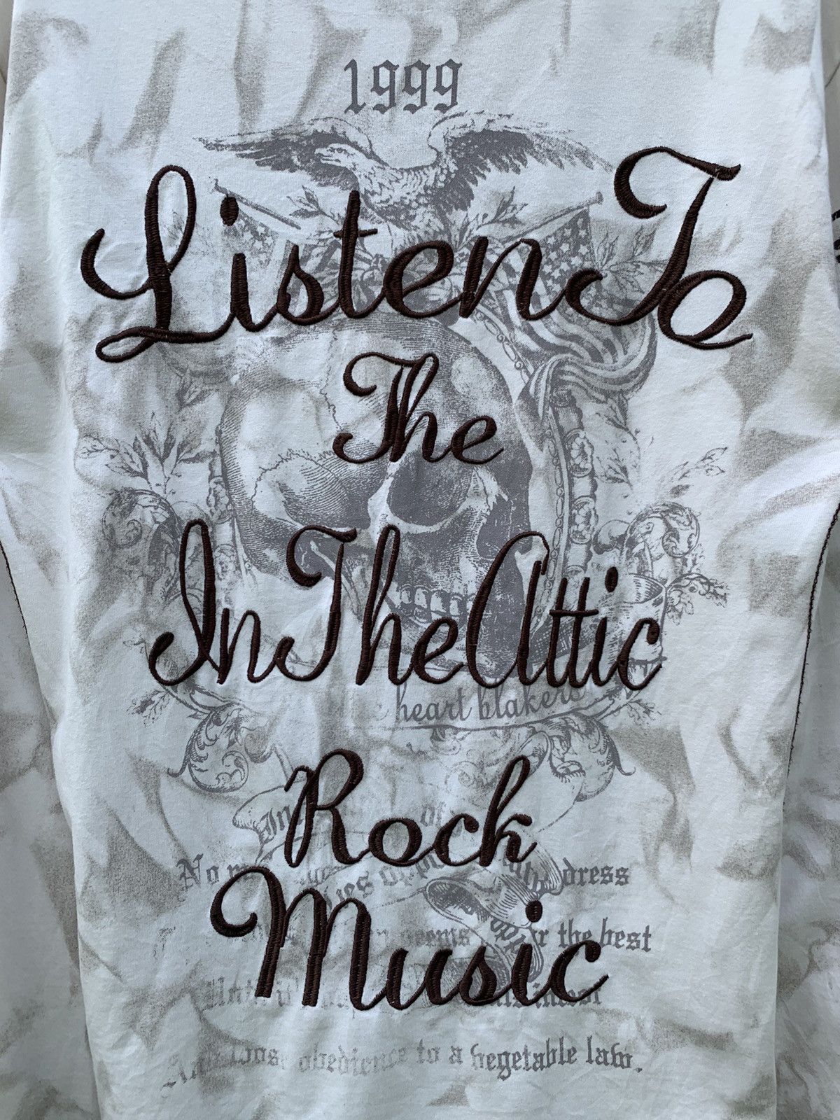 In The Attic 1999 in The Attic Rock music skull poem punk tee jpg style Size US M / EU 48-50 / 2 - 11 Thumbnail