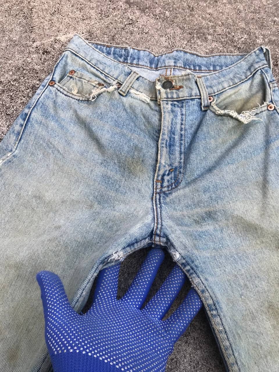 Levi's VINTAGE LEVIS 505 1983s LEVIS DISTRESSED DIRTY JEAN W29x31 Size US 29 - 8 Thumbnail