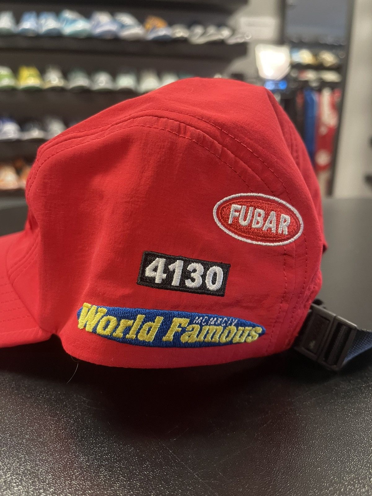 Supreme Supreme World Famous Trail Camp Hat Red Size ONE SIZE - 3 Thumbnail