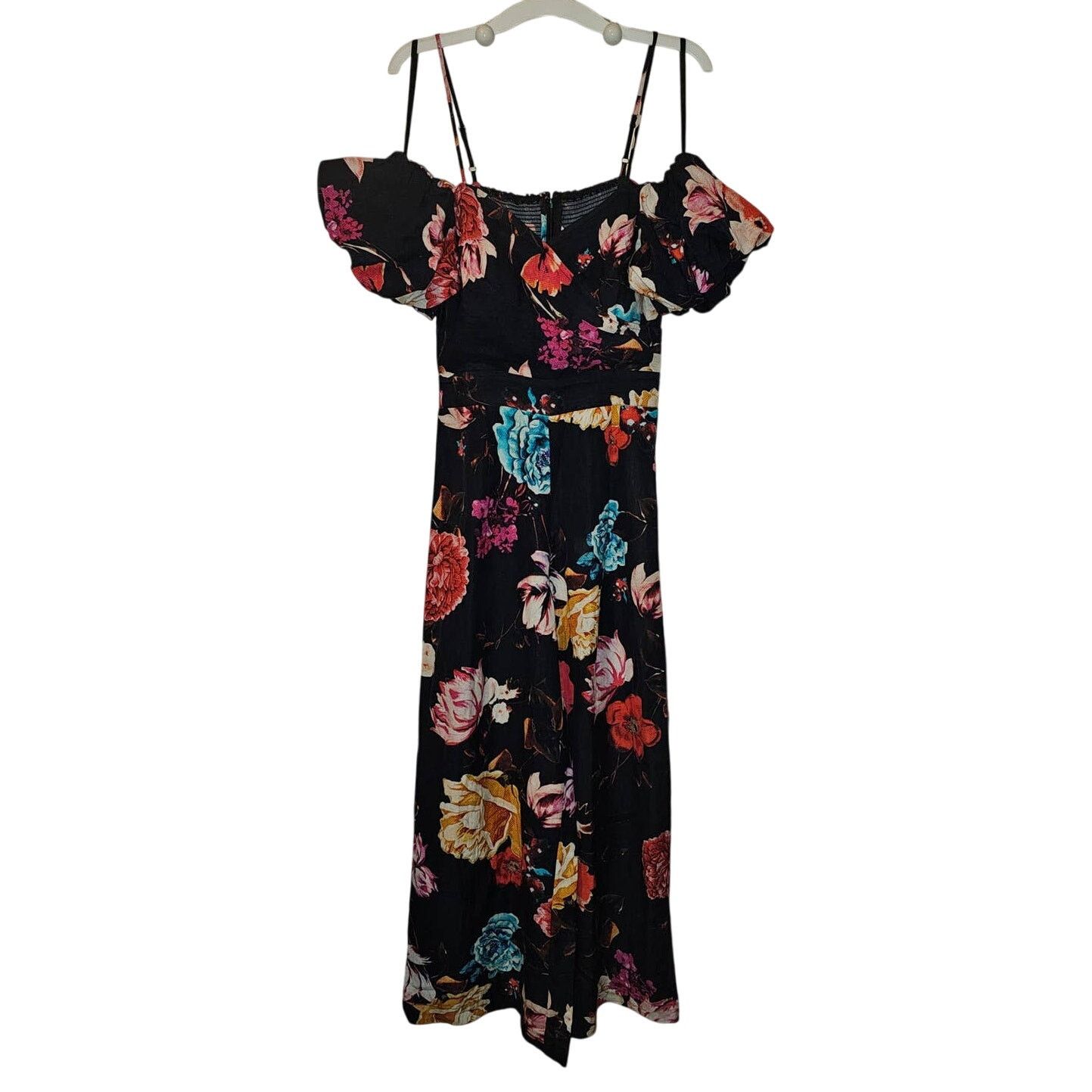 Anthropologie NWT Anthropologie Ranna Gill Off-The-Shoulder Jumpsuit $188 Size 26" / US 2 / IT 38 - 5 Thumbnail