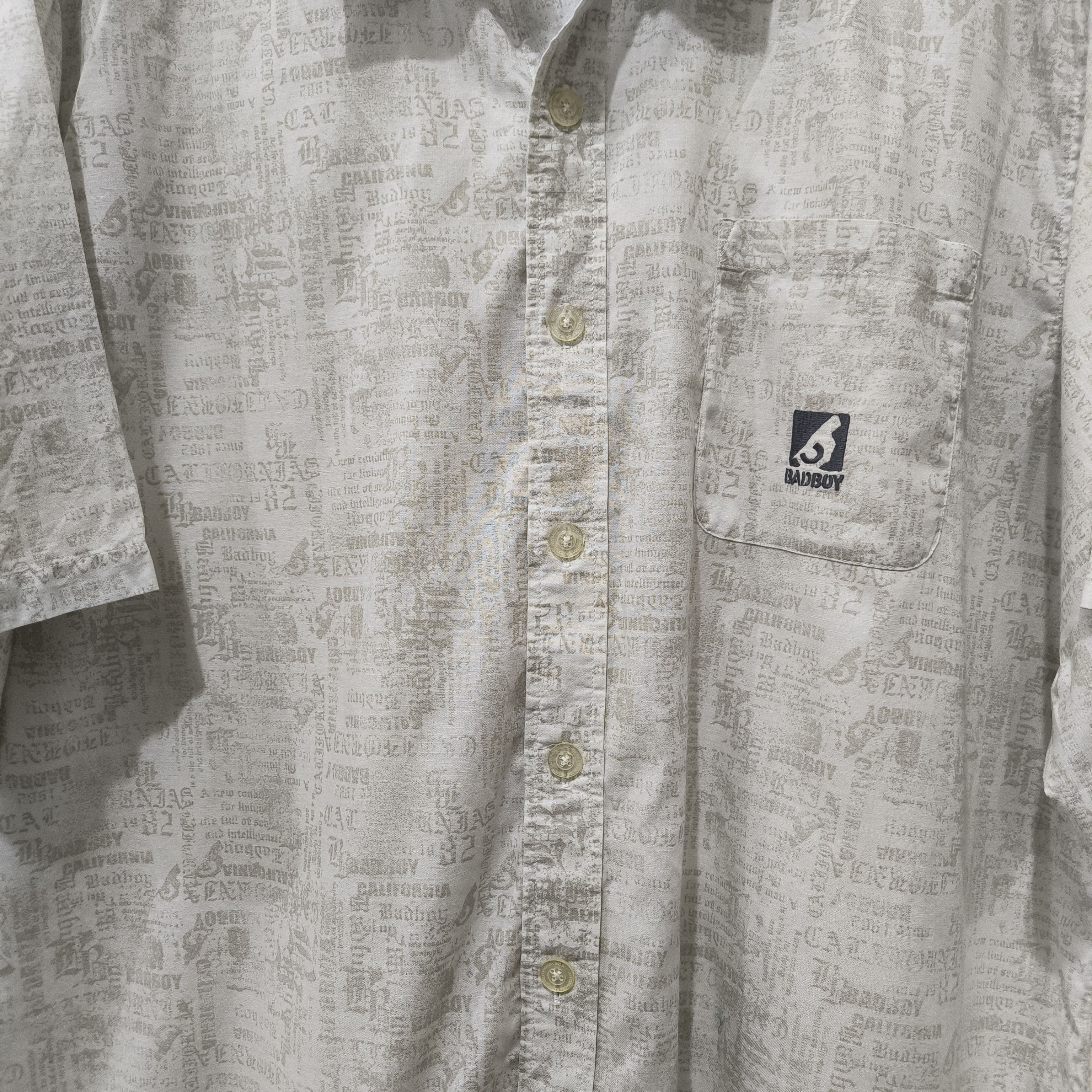 No Fear Y2k Bad boy full print shirt san diego california Size US XXL / EU 58 / 5 - 3 Thumbnail