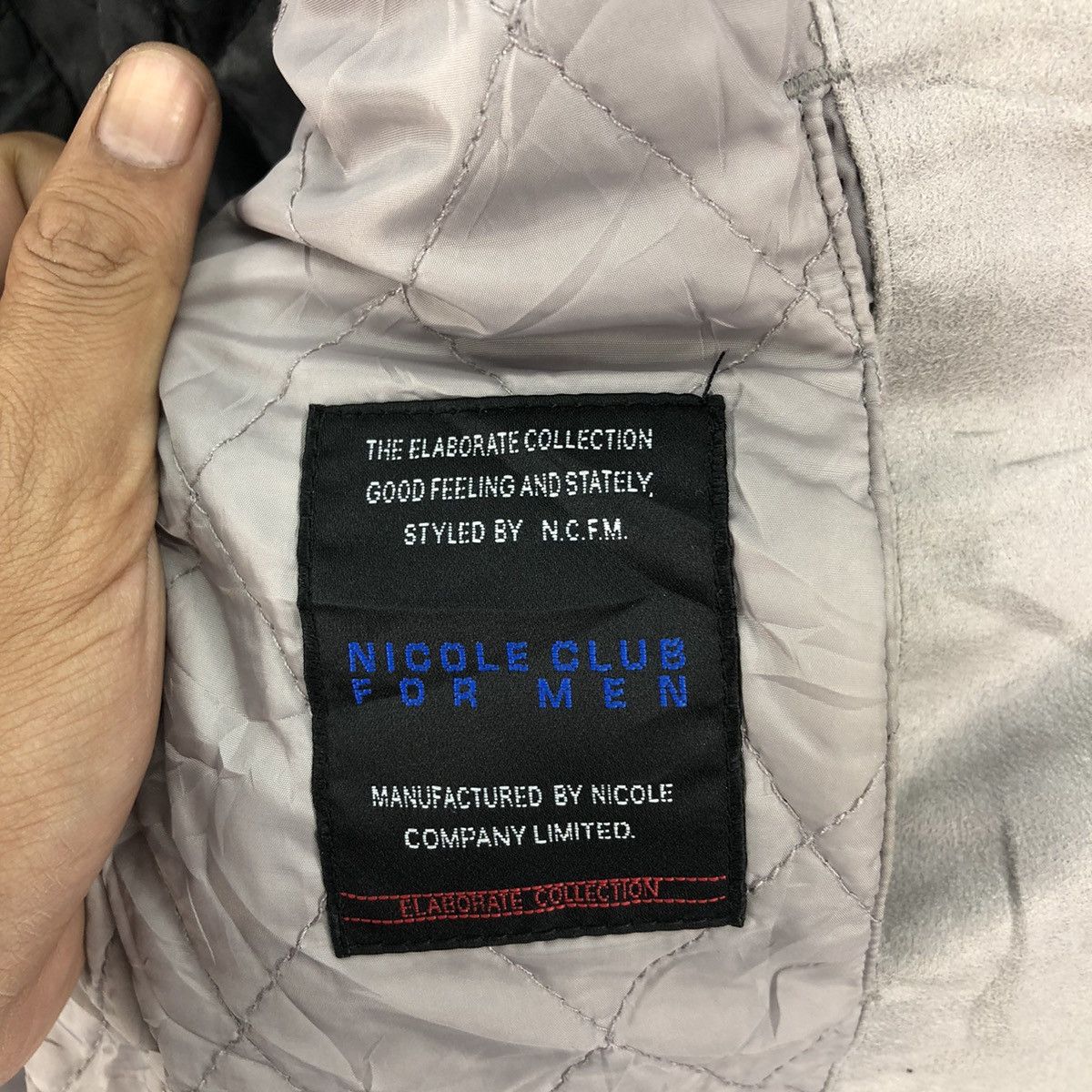 Nicole Club Vintage Nicole Club For Men Thinsulate Moleskine Long Jacket Size US S / EU 44-46 / 1 - 17 Thumbnail