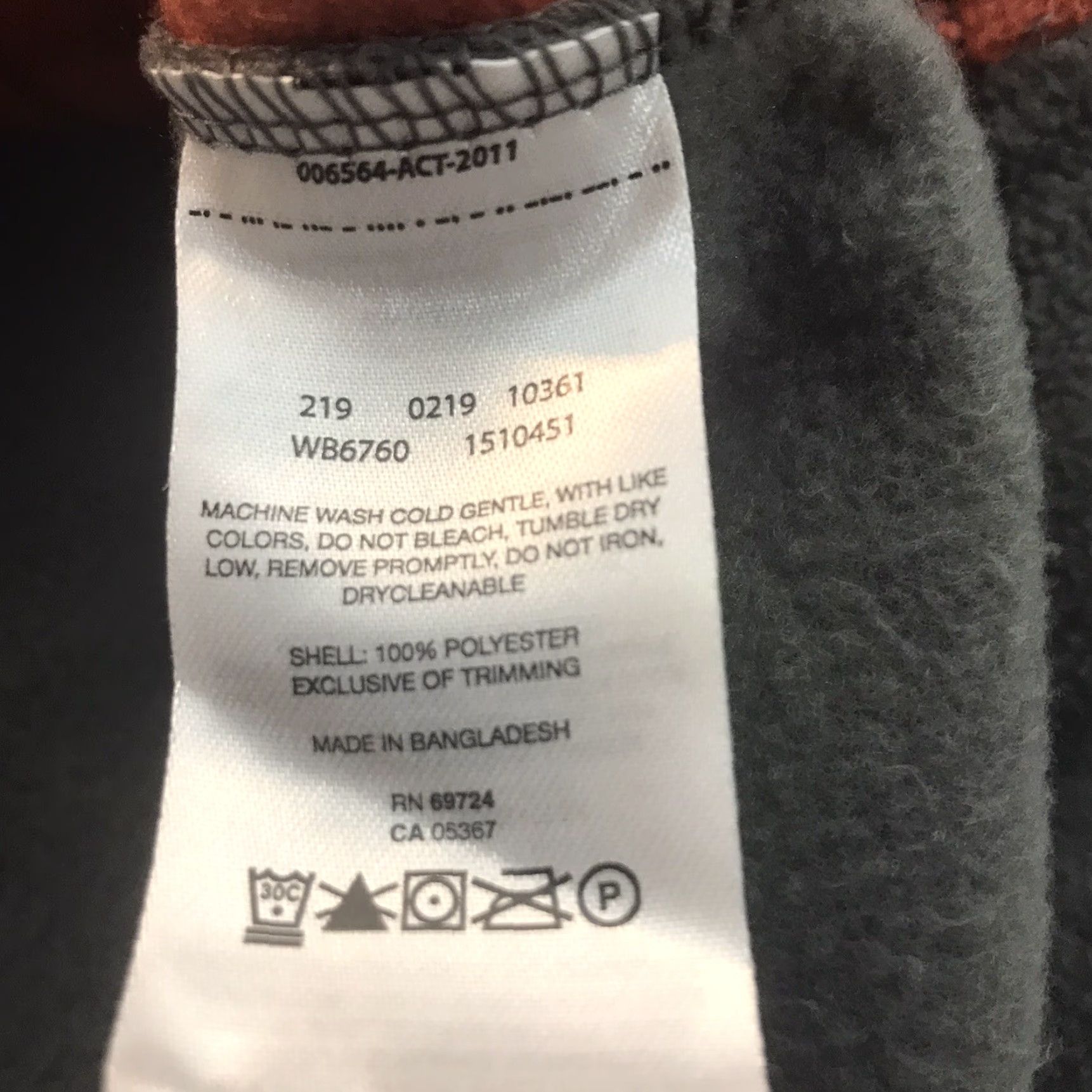 Vintage Columbia Orange/Gray Full Zip Fleece Jacket Women XL Casual Outdoor Winter Size XL / US 12-14 / IT 48-50 - 7 Thumbnail