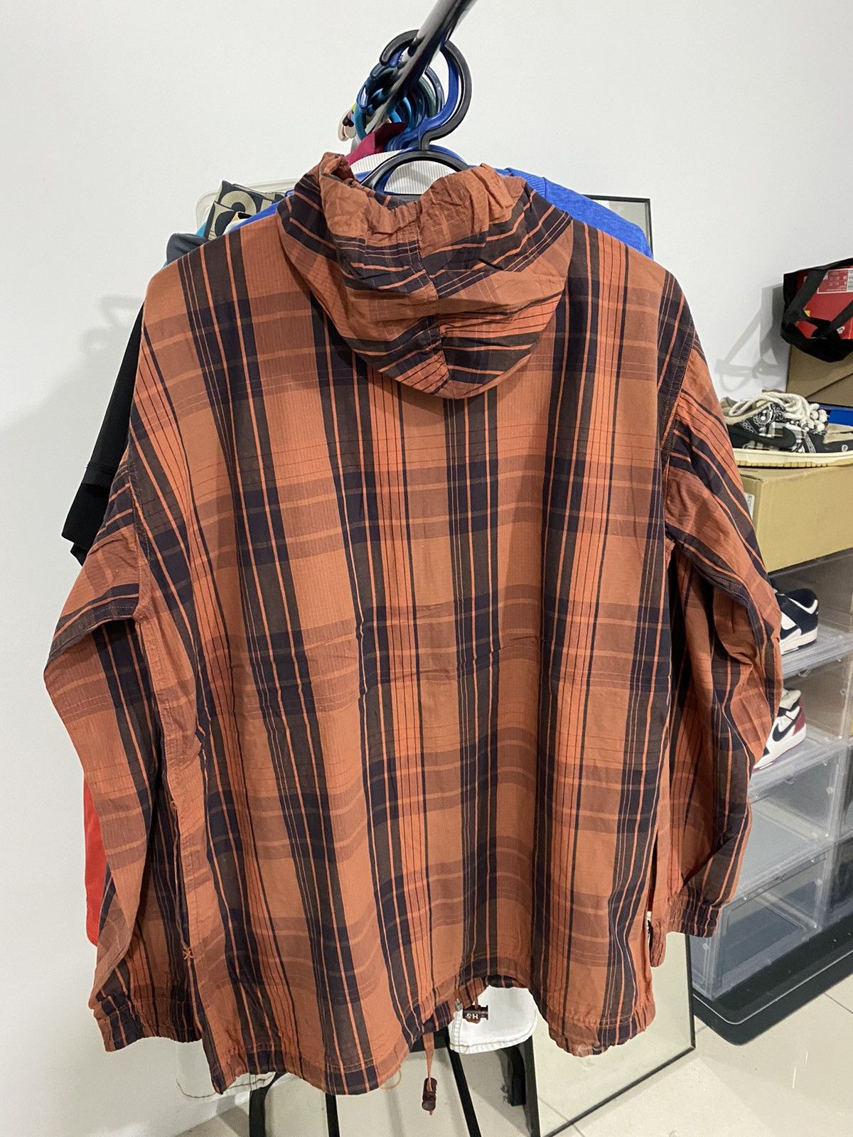 Hai Sporting Gear Hai Sporting Gear issey miyake Checkered zipper Hooded Size US L / EU 52-54 / 3 - 6 Thumbnail