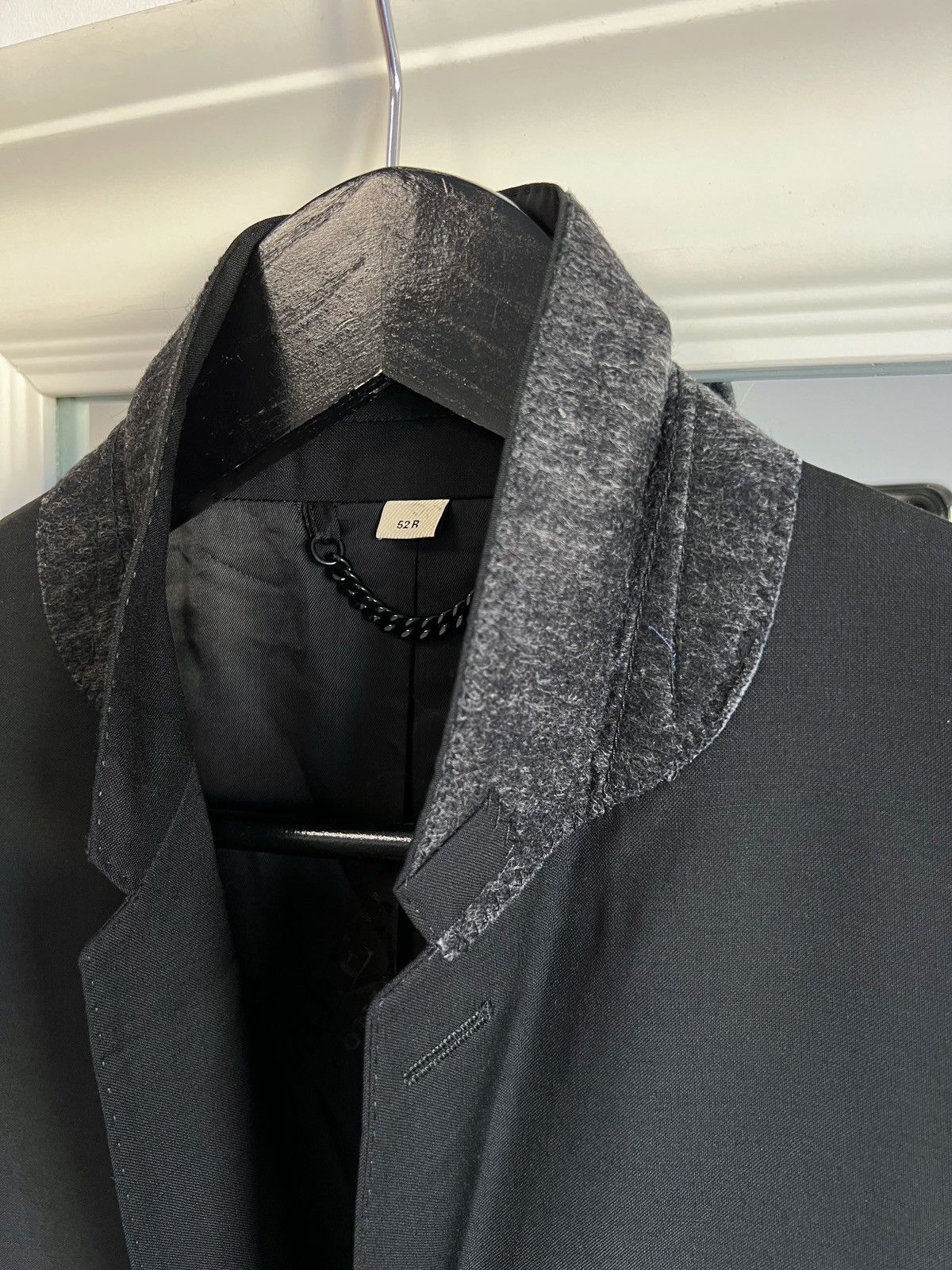 Burberry Burberry Blazer Wool Black Suit Jacket Size 52R - 12 Thumbnail