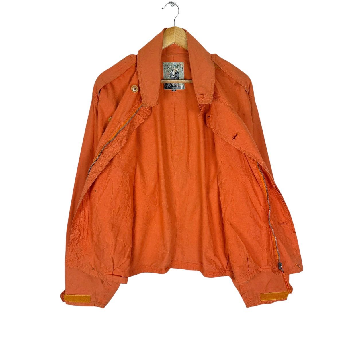 Nigel Cabourn ⚡️NIGEL CABOURN SMOCK ORANGE BOMBER JACKET Size US M / EU 48-50 / 2 - 9 Thumbnail