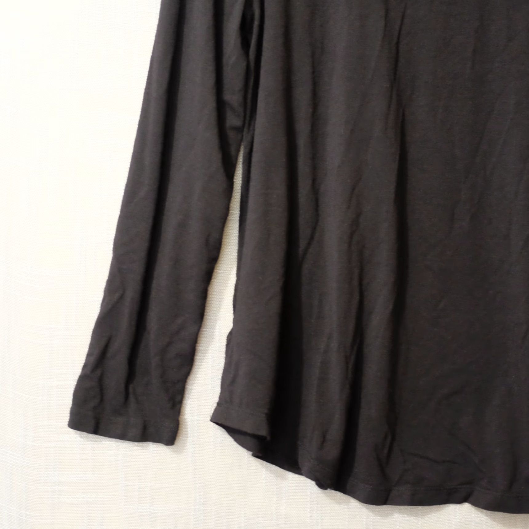 JM Collection JM Collection Black Turtle Neck Top Lightweight Super Soft Women's M Shirt Knit Crew Neck Long Sleeve Casual Sleeve Regular Fit - 27" Length Size M / US 6-8 / IT 42-44 - 7 Thumbnail