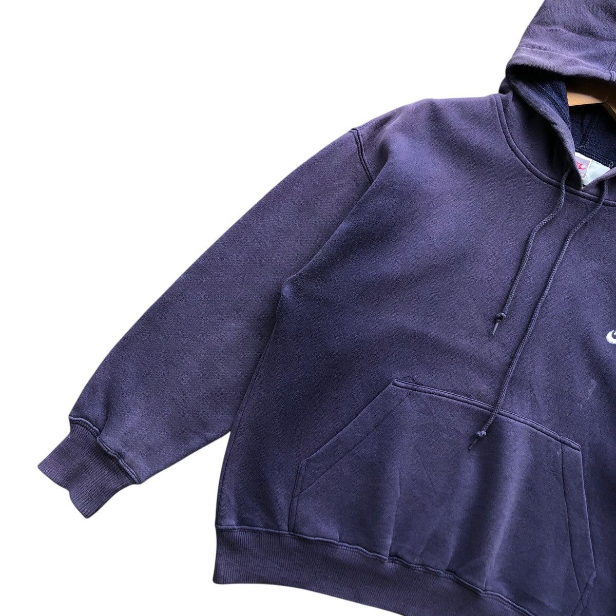 Nike Vintage sunfaded NIKE small logo boxy hoodie Size US M / EU 48-50 / 2 - 4 Thumbnail