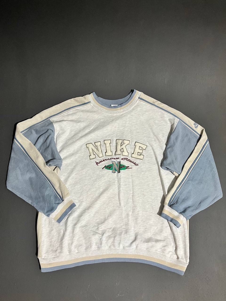 Nike Vintage 70s Nike Sweatshirt, Spell Out Size US XL / EU 56 / 4 - 1 Thumbnail