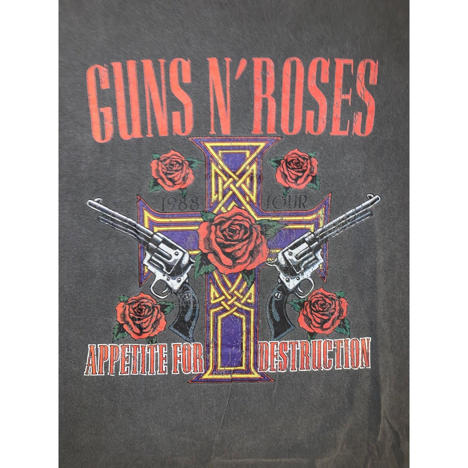 Band Tees Guns N Roses Appetite For Destruction T Shirt Black Small Size US S / EU 44-46 / 1 - 1 Thumbnail