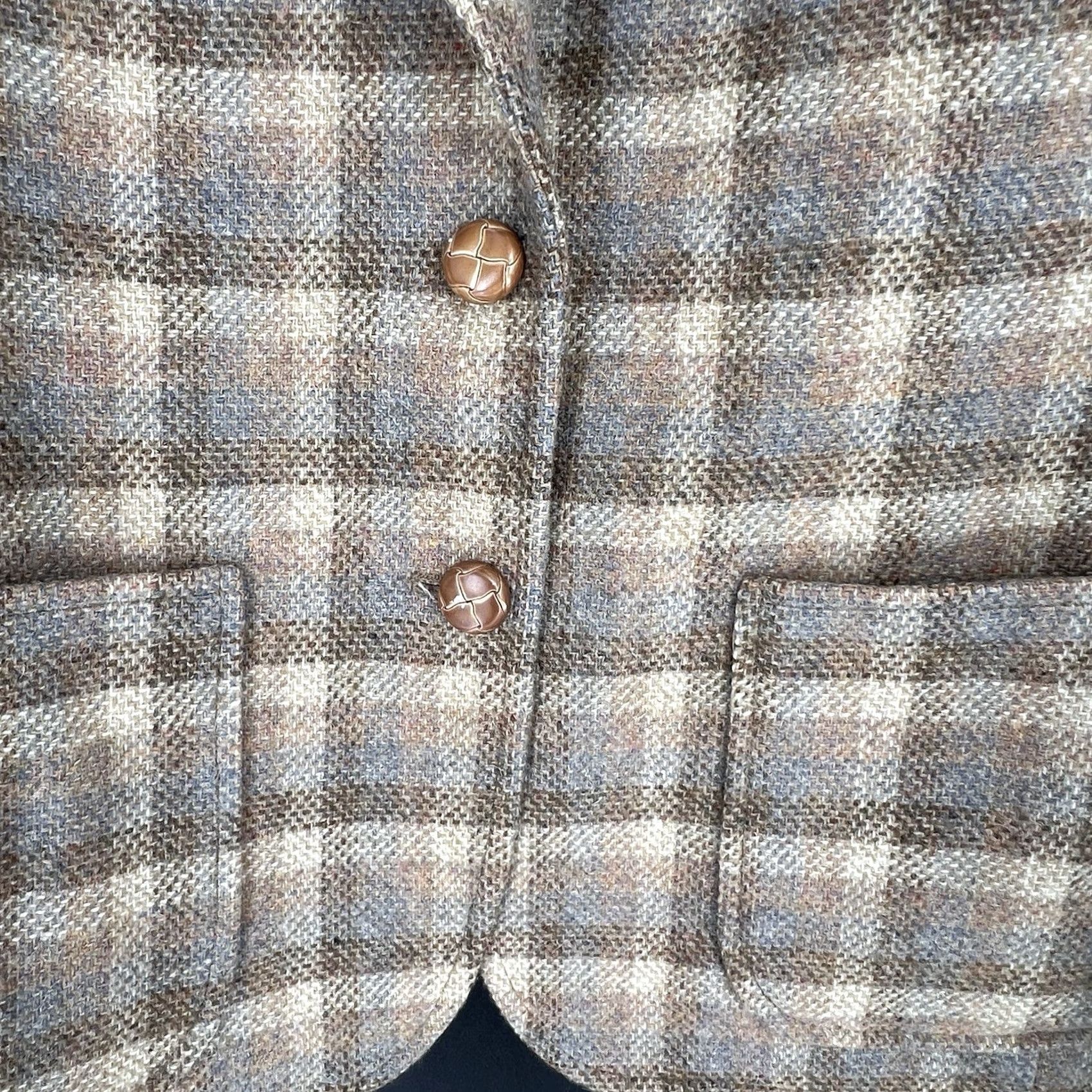 Pendleton VINTAGE Pendleton Knockabouts Blazer Womens Plaid 2 Button Leather Elbow Patches Sz Med Size M / US 6-8 / IT 42-44 - 5 Thumbnail