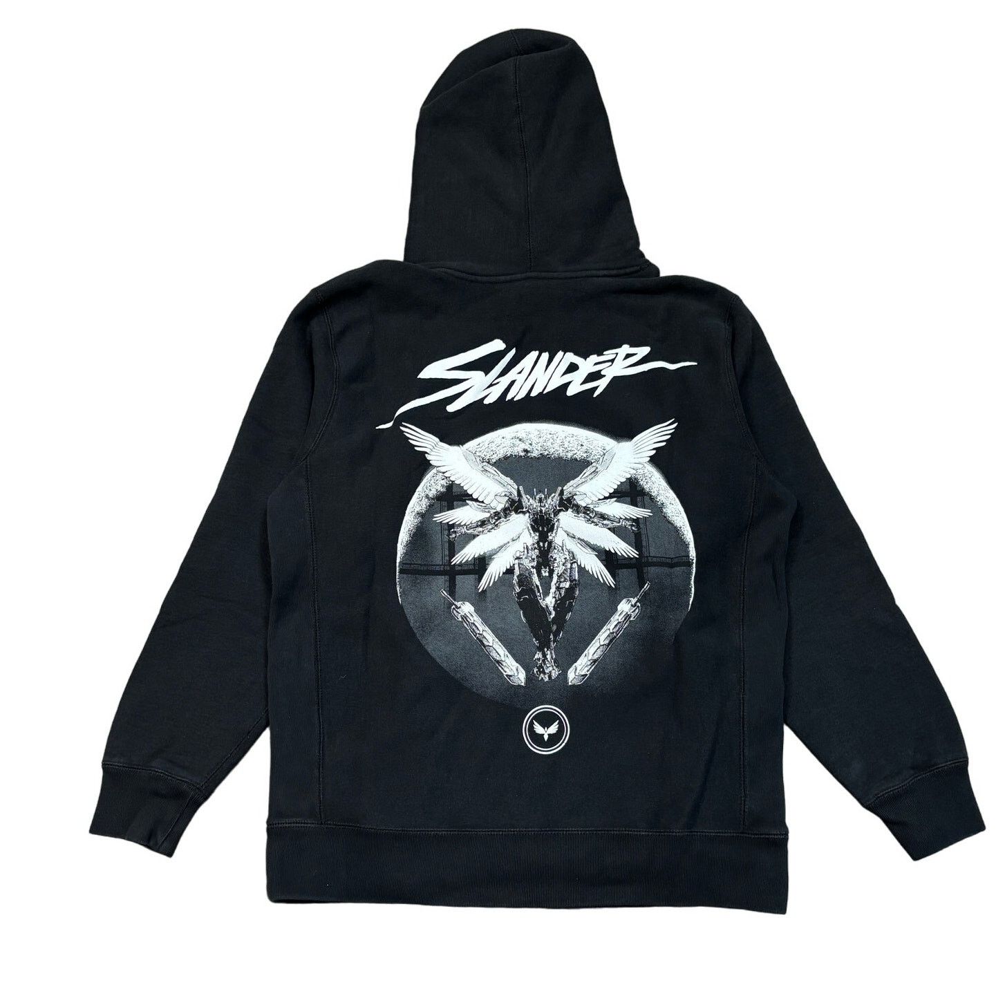 Rare Slander Hurts DJ EDM Mecha Hoodie Men's Medium