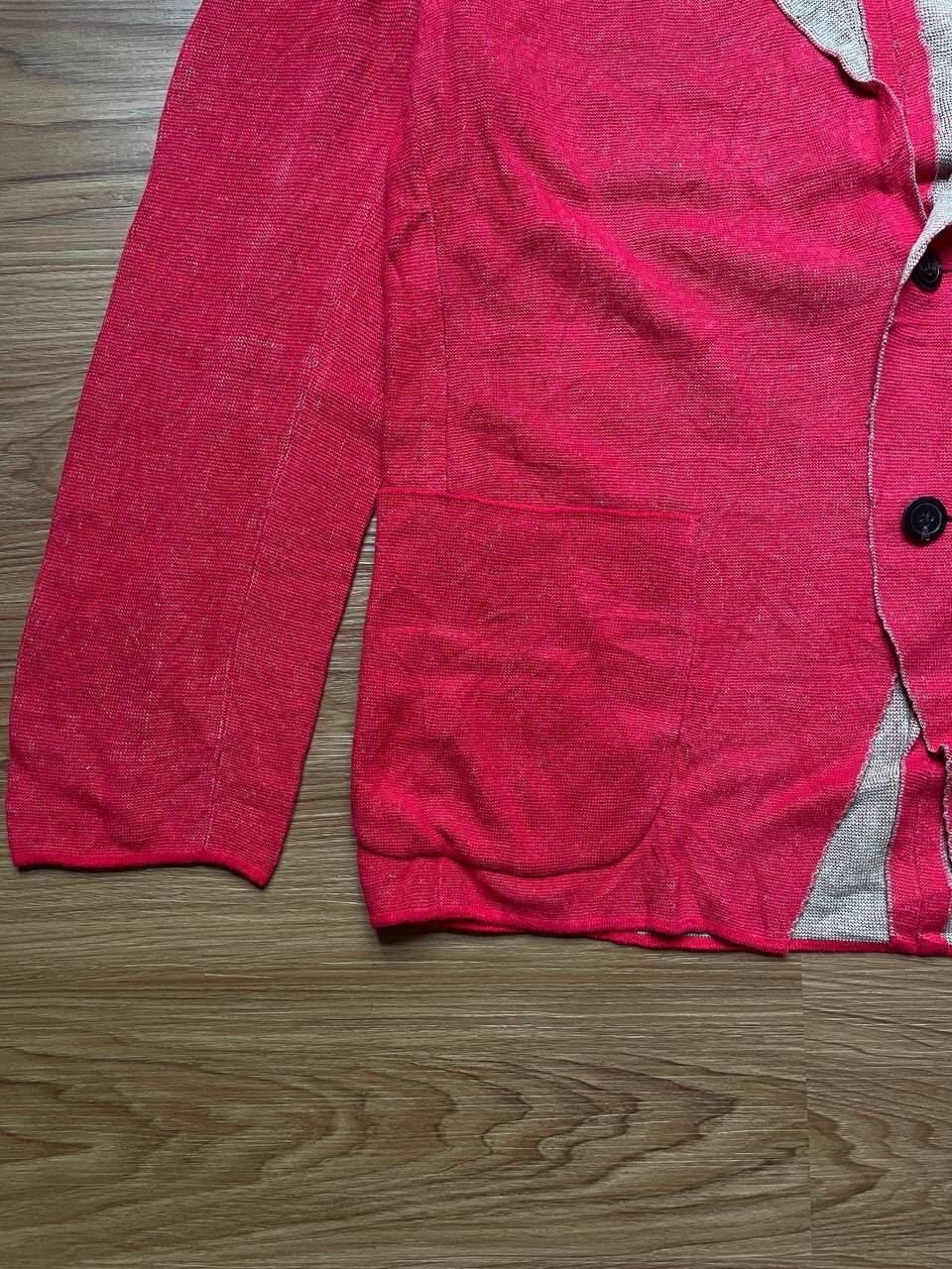 Designer × Issey Miyake × Vintage Vintage Designer Issey Miyake No Collar Linen Cotton Jacket Size US L / EU 52-54 / 3 - 6 Thumbnail
