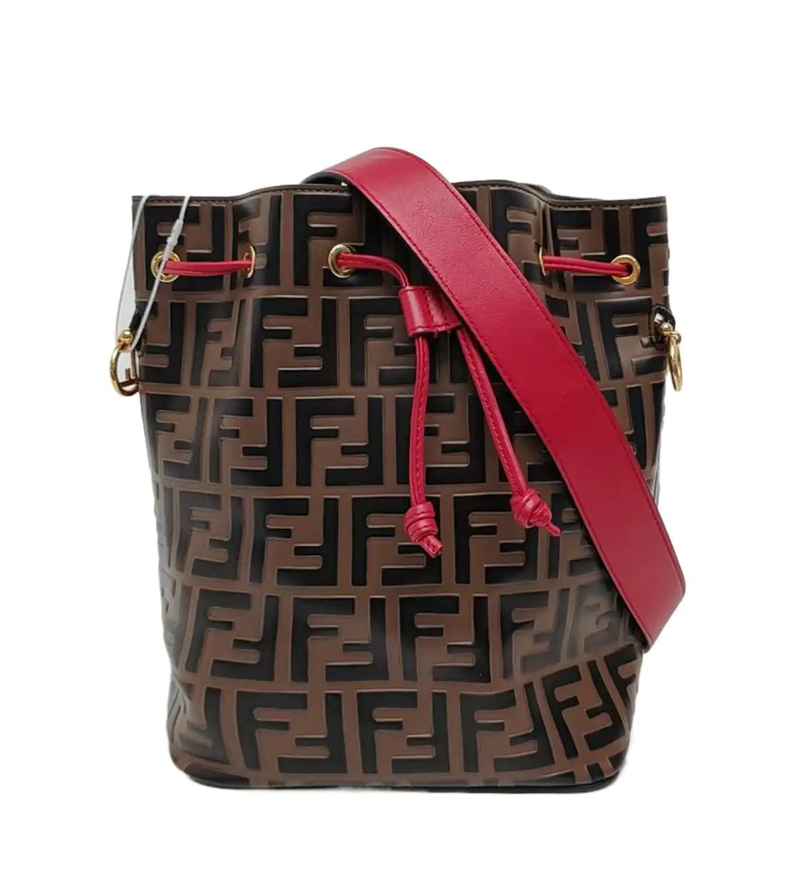 Fendi FENDI Mon Tresor Small black cowhide leather doubleF shoulder bag gold hardware Size ONE SIZE - 1 Thumbnail