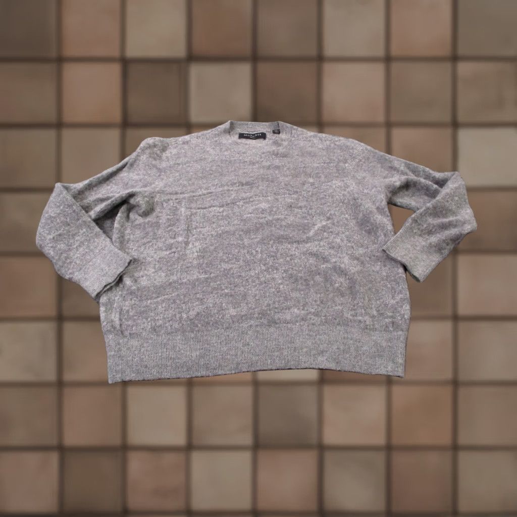Allsaints AllSaints Sweater Men S Gray Wool Blend Enzo Crew Pullover Classic Preppy Modern Size US S / EU 44-46 / 1 - 1 Thumbnail
