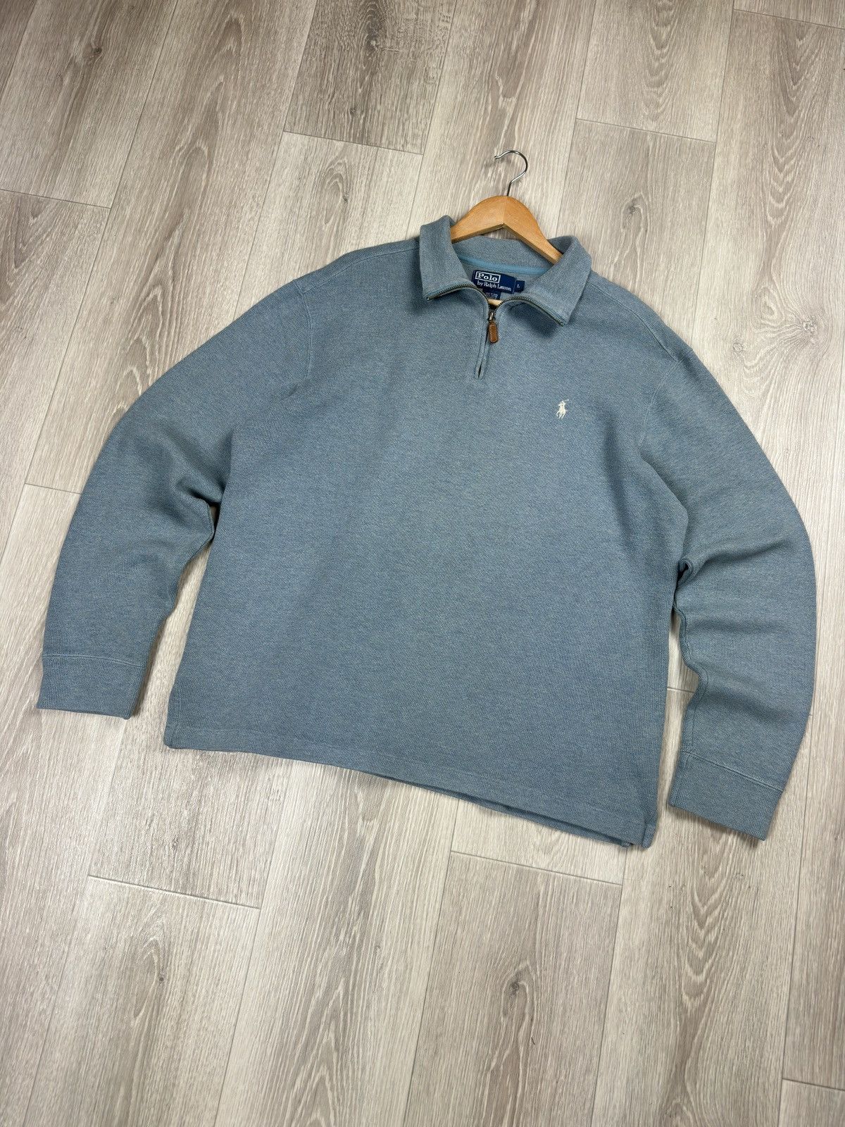 Polo Ralph Lauren Vintage Polo Ralph Lauren 1/4 Zip Sweater Old Money Size US L / EU 52-54 / 3 - 3 Thumbnail