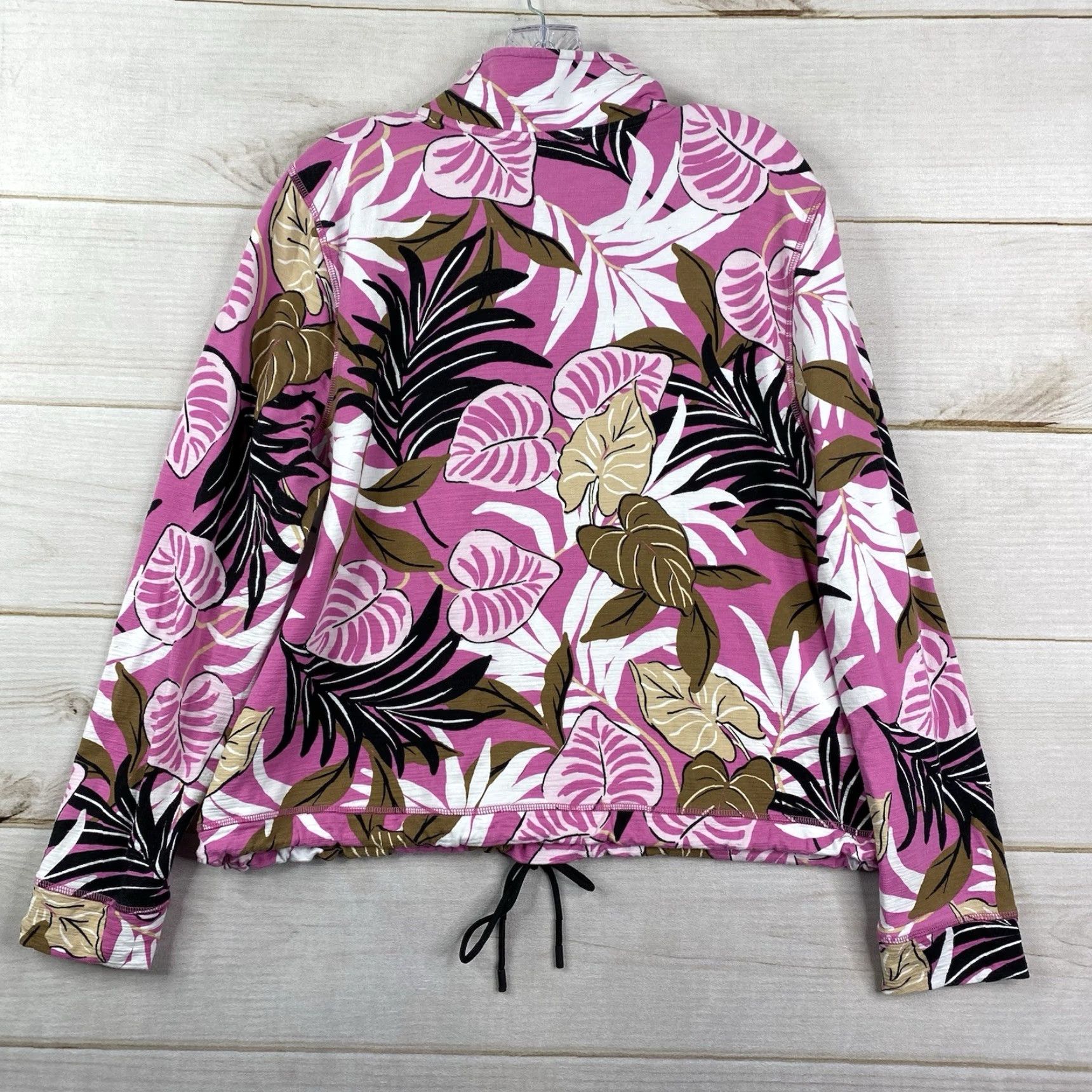 Talbots Talbots Jacket Womens L 1/4 Zip Pullover Active Pink Floral UPF 50+ Sweater Shirt Running & Jogging Womens Size L / US 10 / IT 46 - 8 Thumbnail