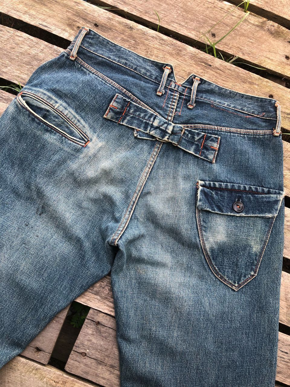 Japanese Brand × KATO × Vintage Vintage Kato Japan Selvedge Buckle Denim Jeans Size US 30 / EU 46 - 6 Thumbnail