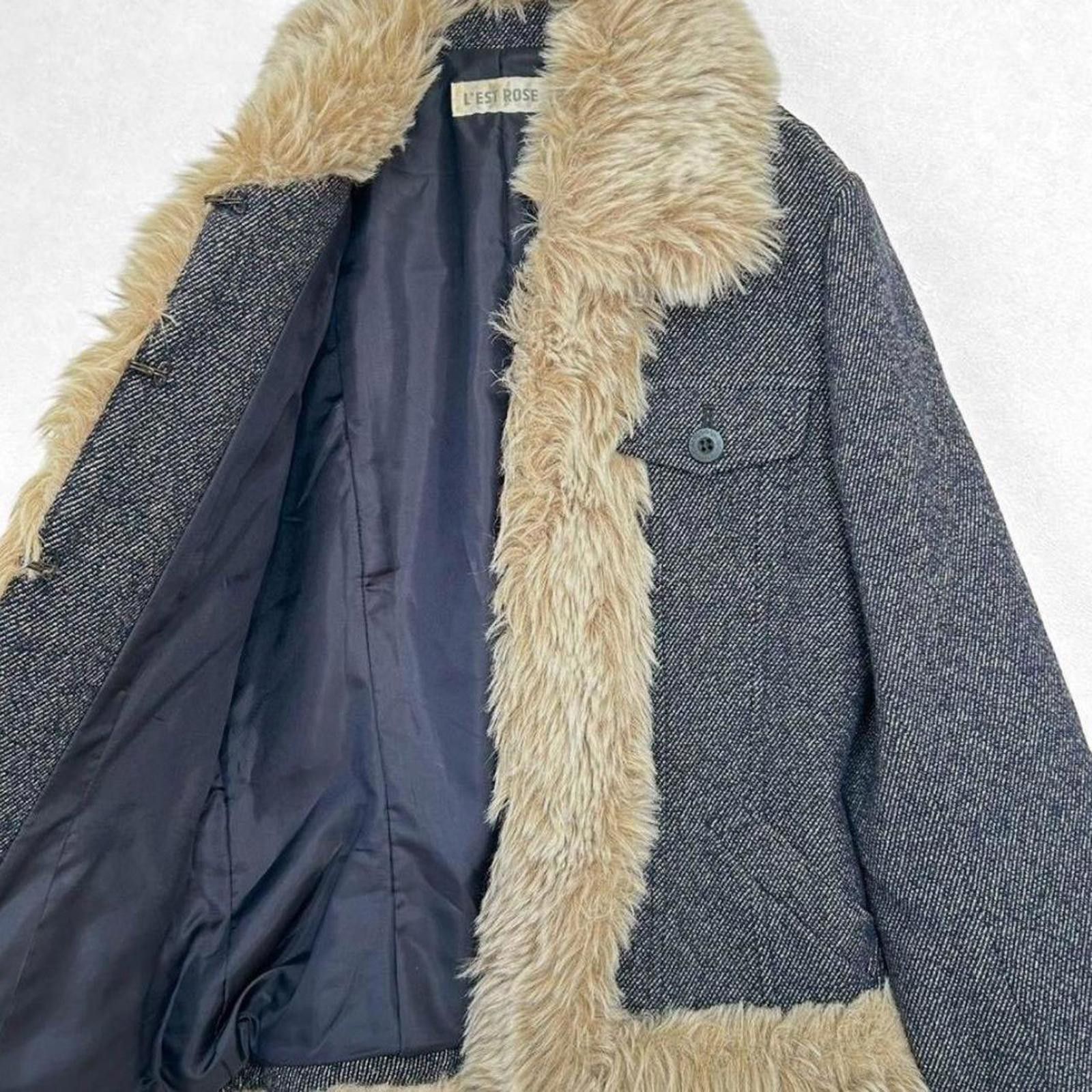 Other Faux fur denim style penny lane vintage jacket coat Size XS / US 0-2 / IT 36-38 - 3 Thumbnail