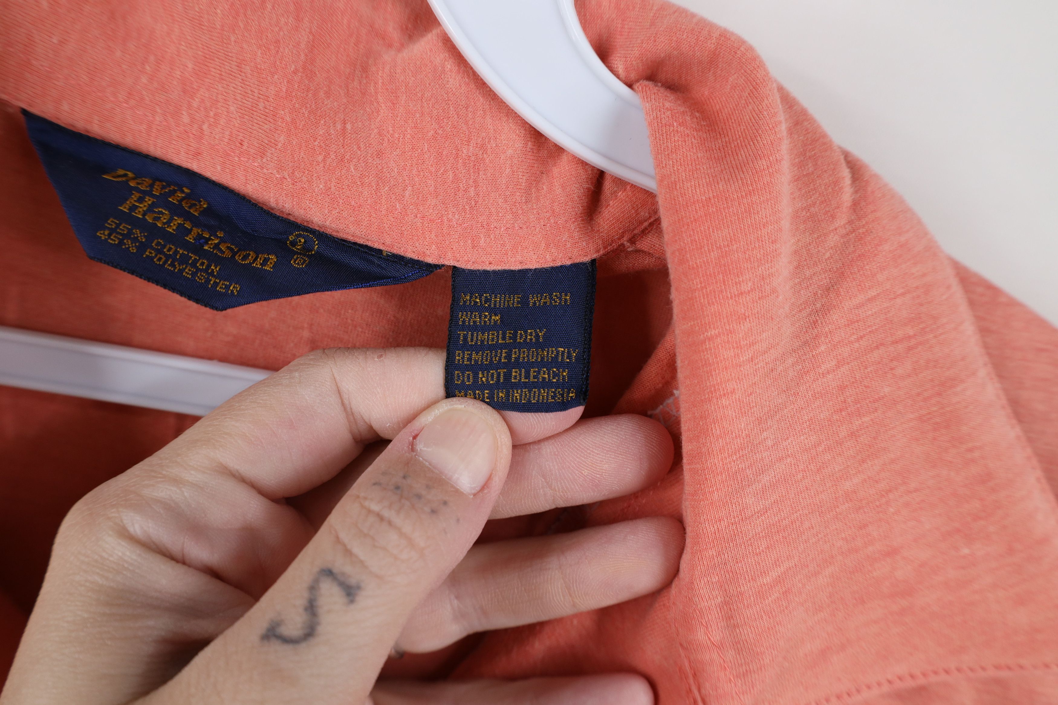 Vintage Vintage 70s Streetwear Chambray Collared Golf Polo Shirt Size US L / EU 52-54 / 3 - 10 Thumbnail