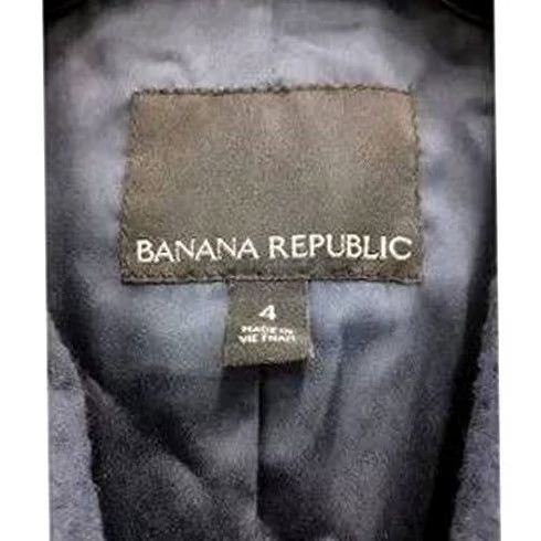 Banana Republic Banana Republic Basic Jacket Womens 4 Blazer Navy Double Breasted Professional Carrier Size S / US 4 / IT 40 - 4 Thumbnail