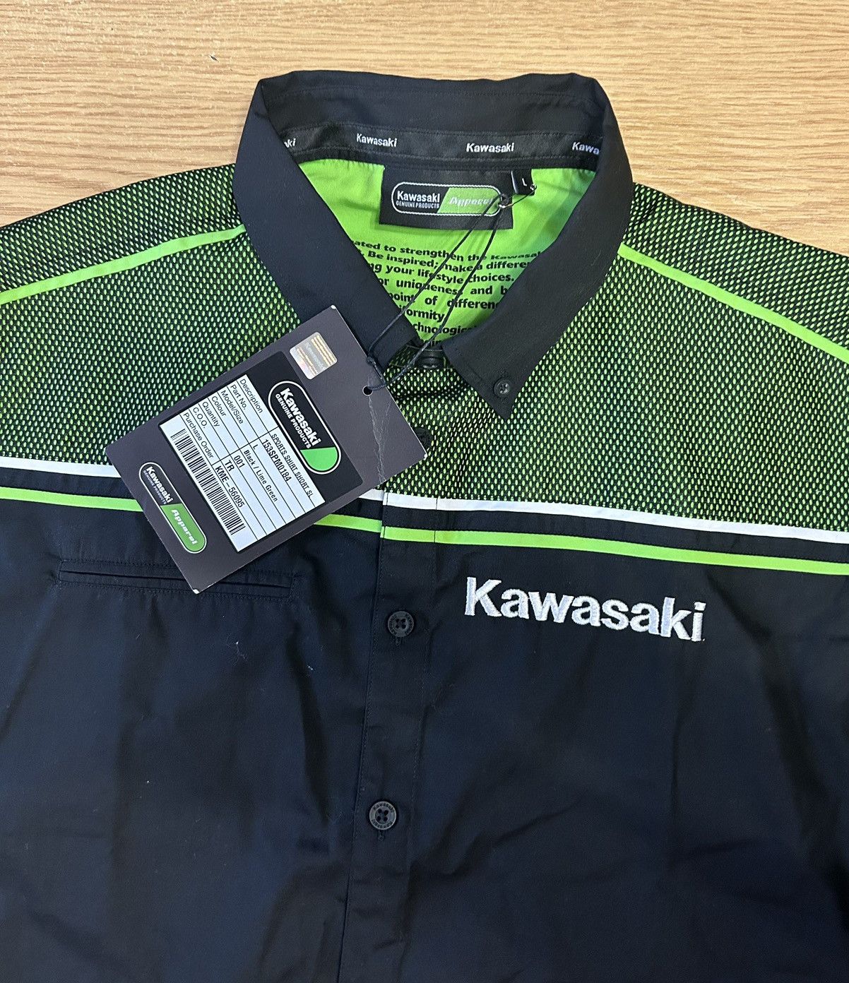 Vintage Kawasaki racing Size US L / EU 52-54 / 3 - 2 Thumbnail