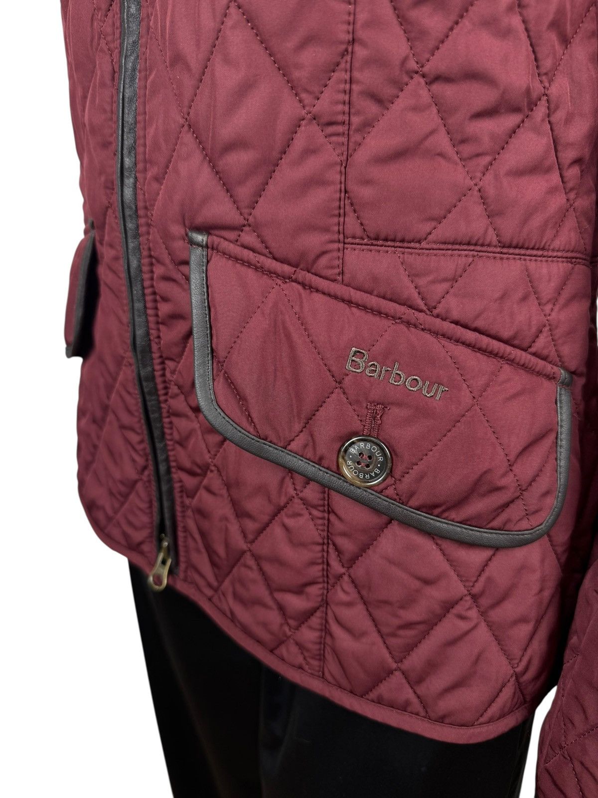 Barbour Barbour Stallion Quilted Jacket Leather Trim size UK10 US6 Size M / US 6-8 / IT 42-44 - 5 Thumbnail