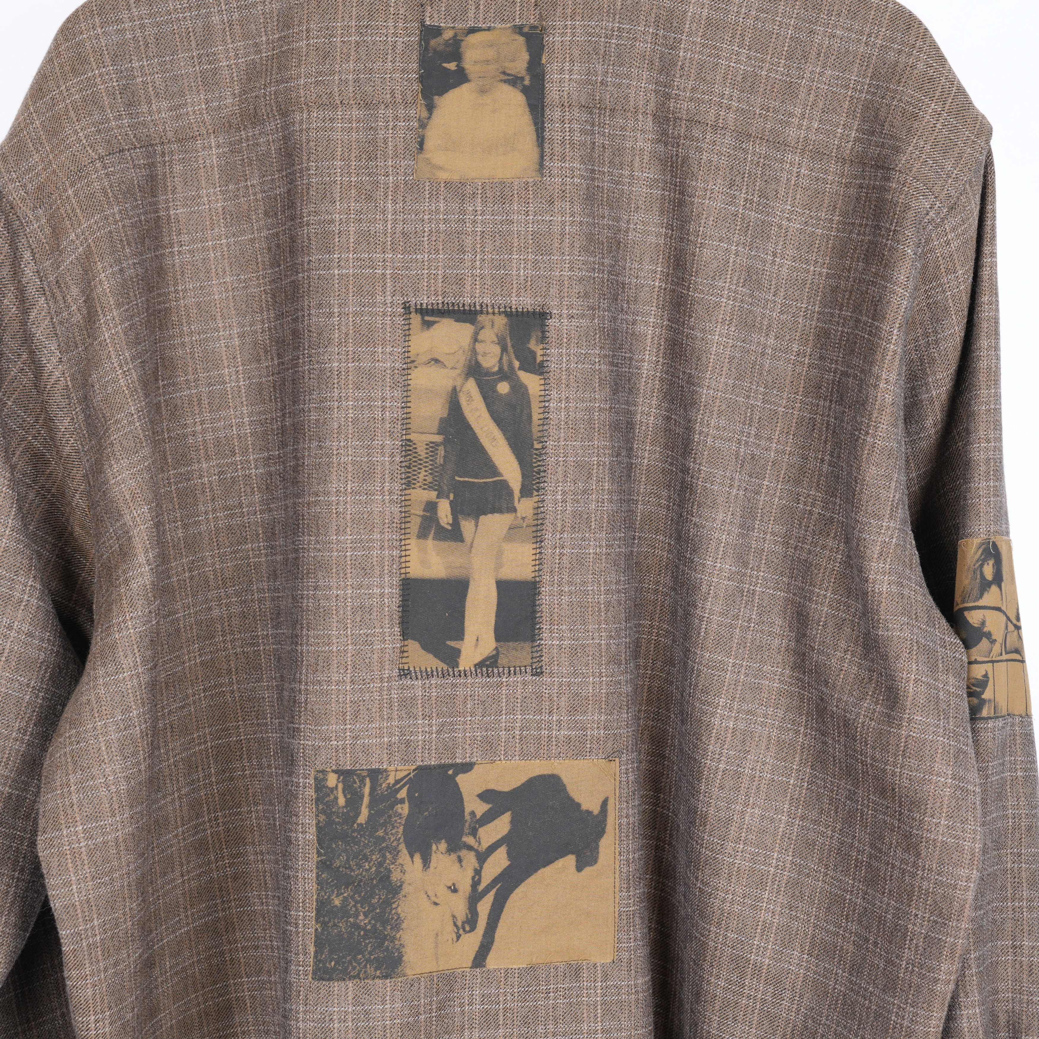 Enfants Riches Deprimes ERD BROWN ASSEMBLAGE FRAYED HEM FLANNEL Size US M / EU 48-50 / 2 - 7 Thumbnail