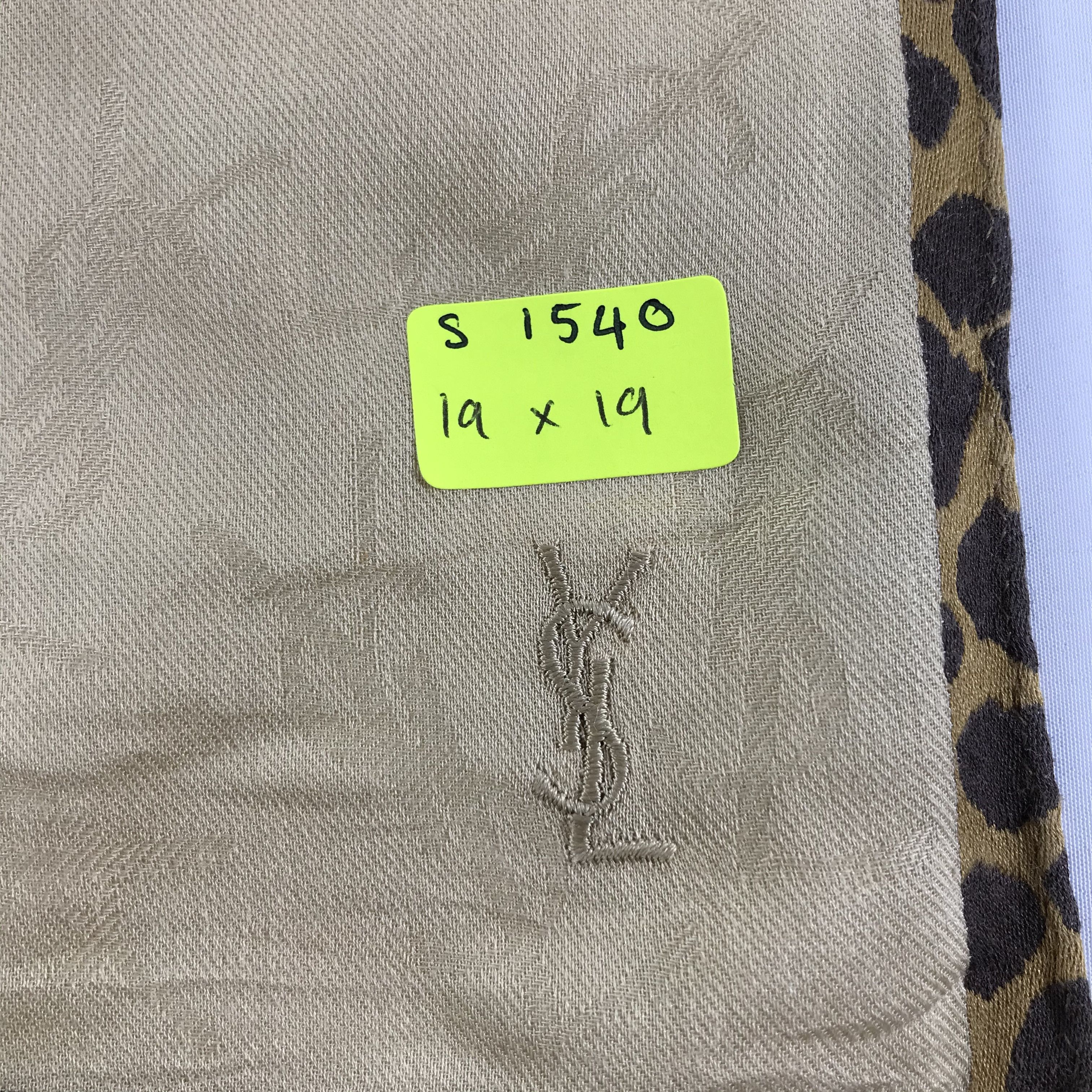 Vintage × Yves Saint Laurent Yves Saint Laurent Bandana /Handkerchief/Neckerchief -S1540 Size ONE SIZE - 5 Thumbnail